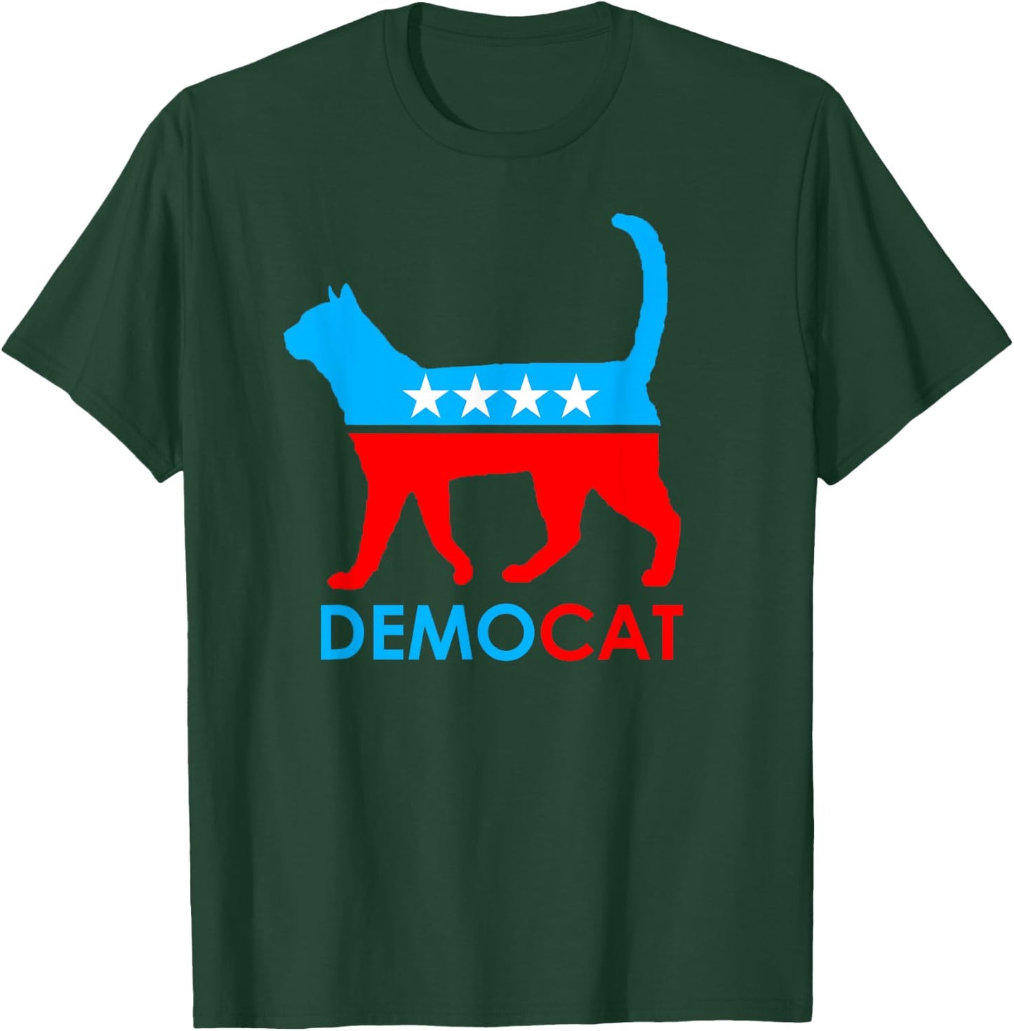 Democrat - DemoCAT T-Shirt - T-Shirt | Forest