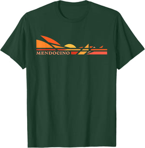 Mendocino California Lifestyle T-Shirt - T-Shirt | Forest