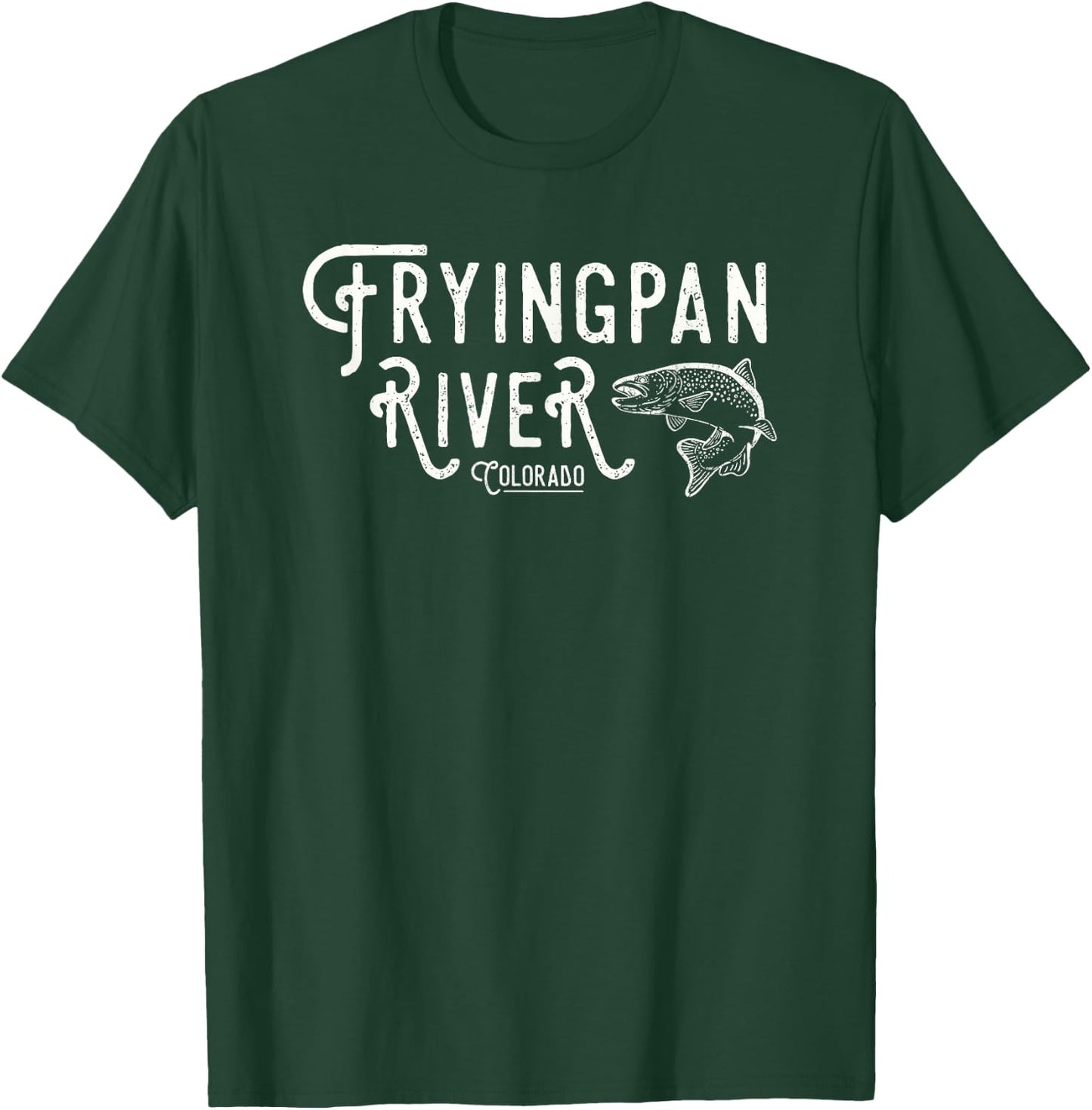 Fryingpan River Colorado Fly Fishing Shirt T-Shirt - T-Shirt | Forest