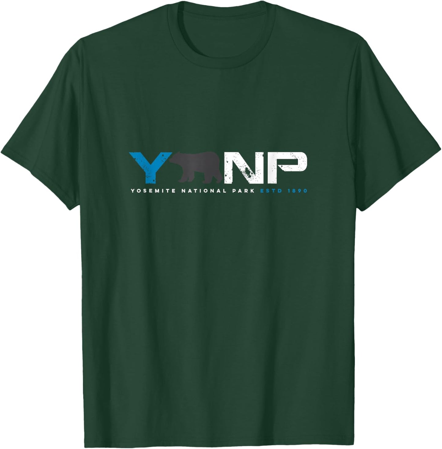 Yosemite National Park Retro Vintage Graphic T-Shirt - T-Shirt | Forest