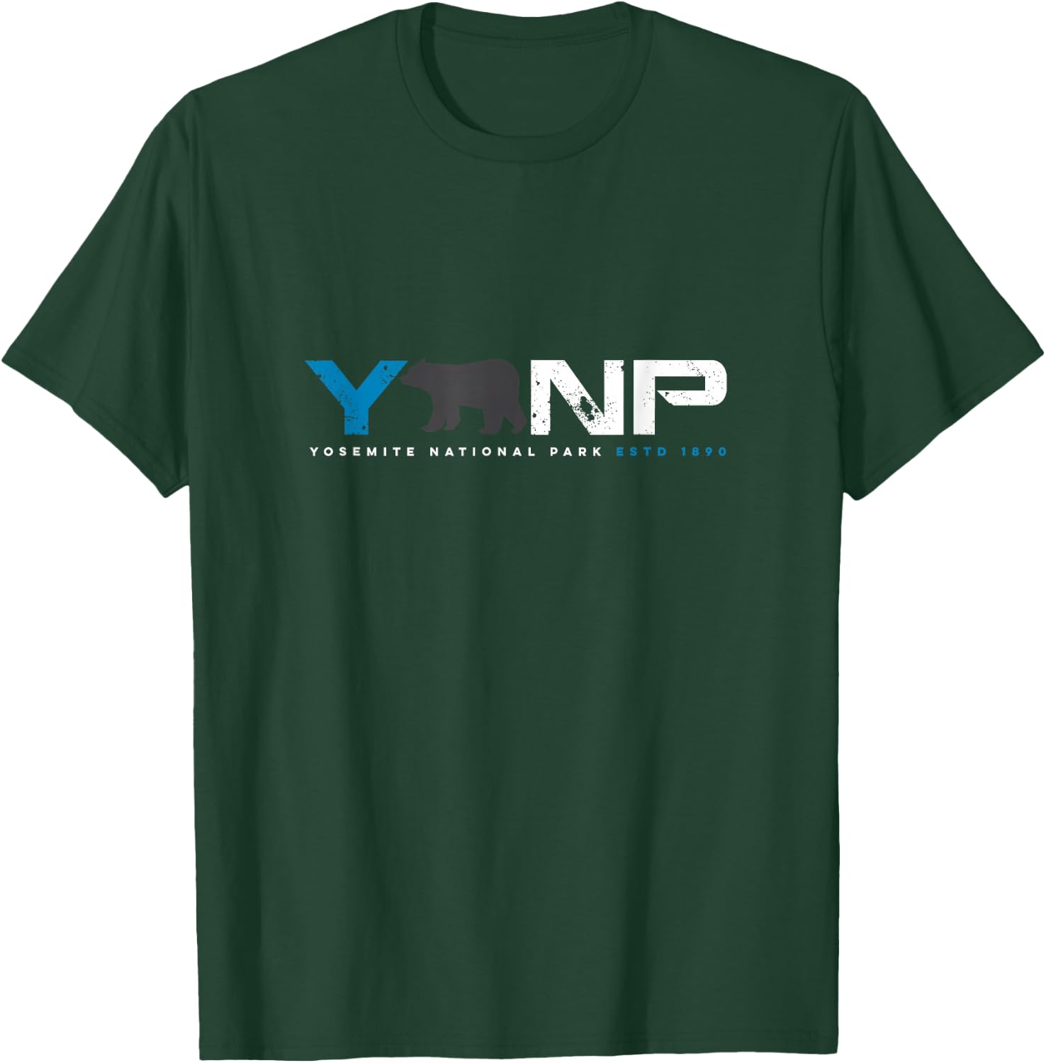 Yosemite National Park Retro Vintage Graphic T-Shirt - T-Shirt | Forest