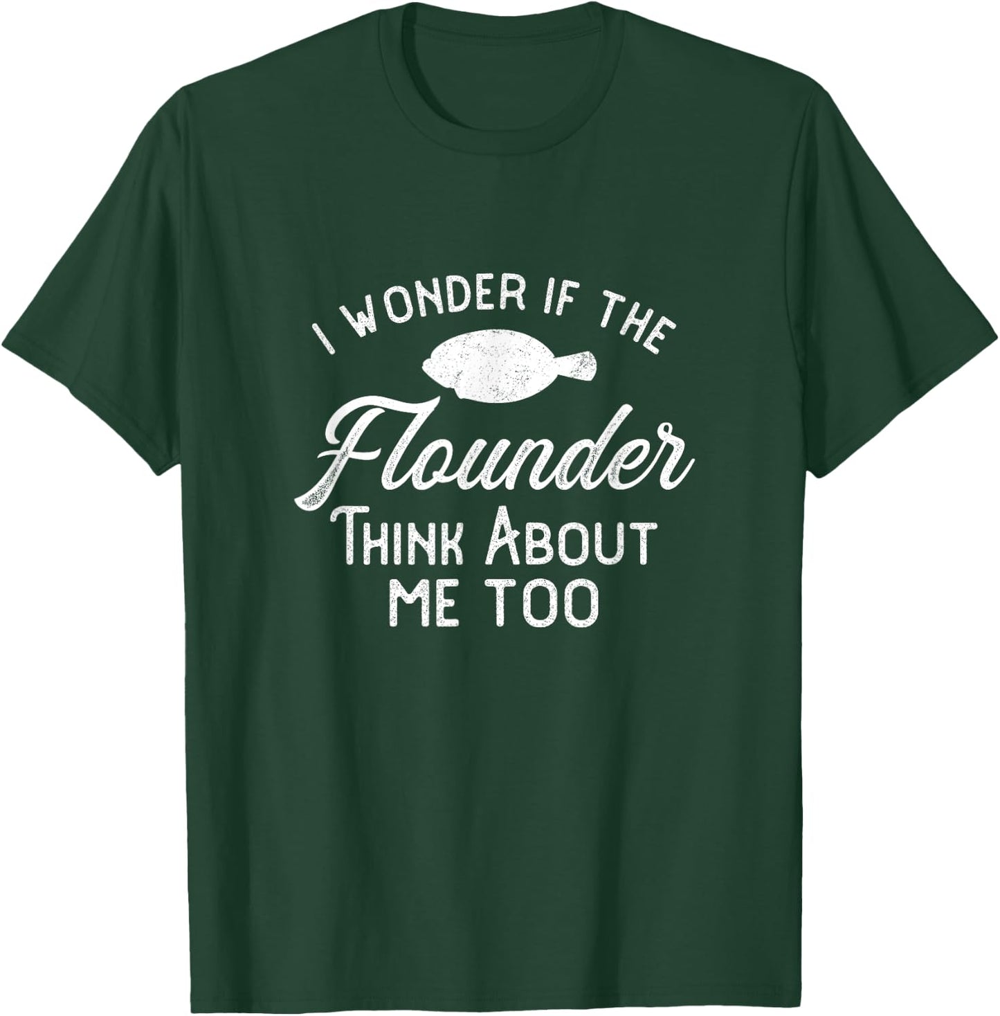 Funny Flounder Fishing Gigging T-Shirt - T-Shirt | Forest