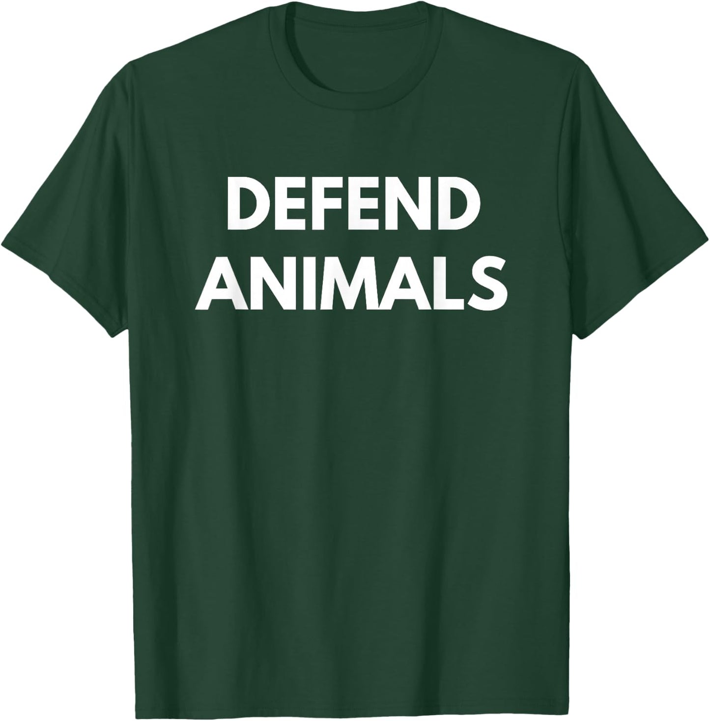 Defend Animals - Vegan Lifestyle T-Shirt - T-Shirt | Forest