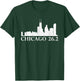 Chicago 26.2 Running Marathon Illinois Marathoner Shirt T-Shirt - T-Shirt | Forest