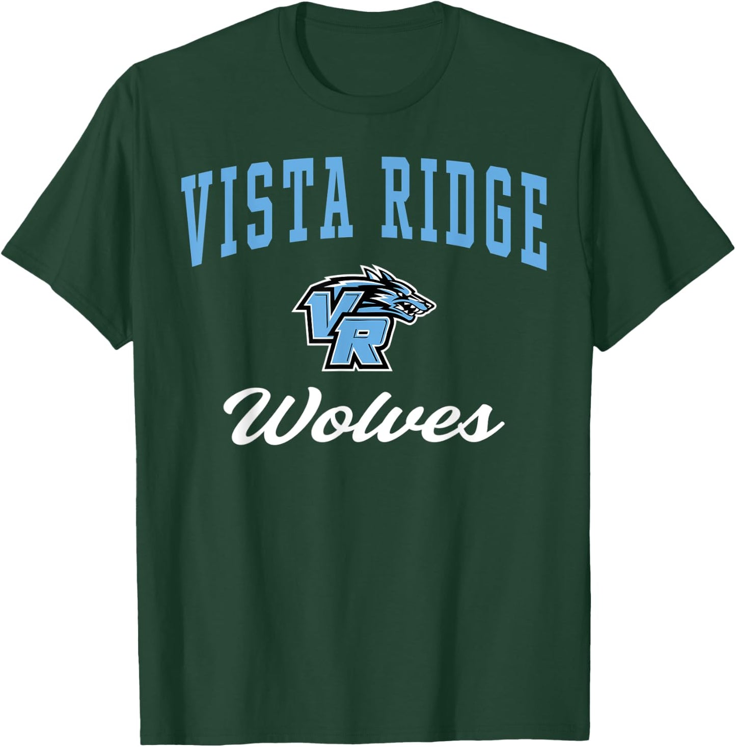 Vista Ridge High School Wolves C3 T-Shirt - T-Shirt | Forest