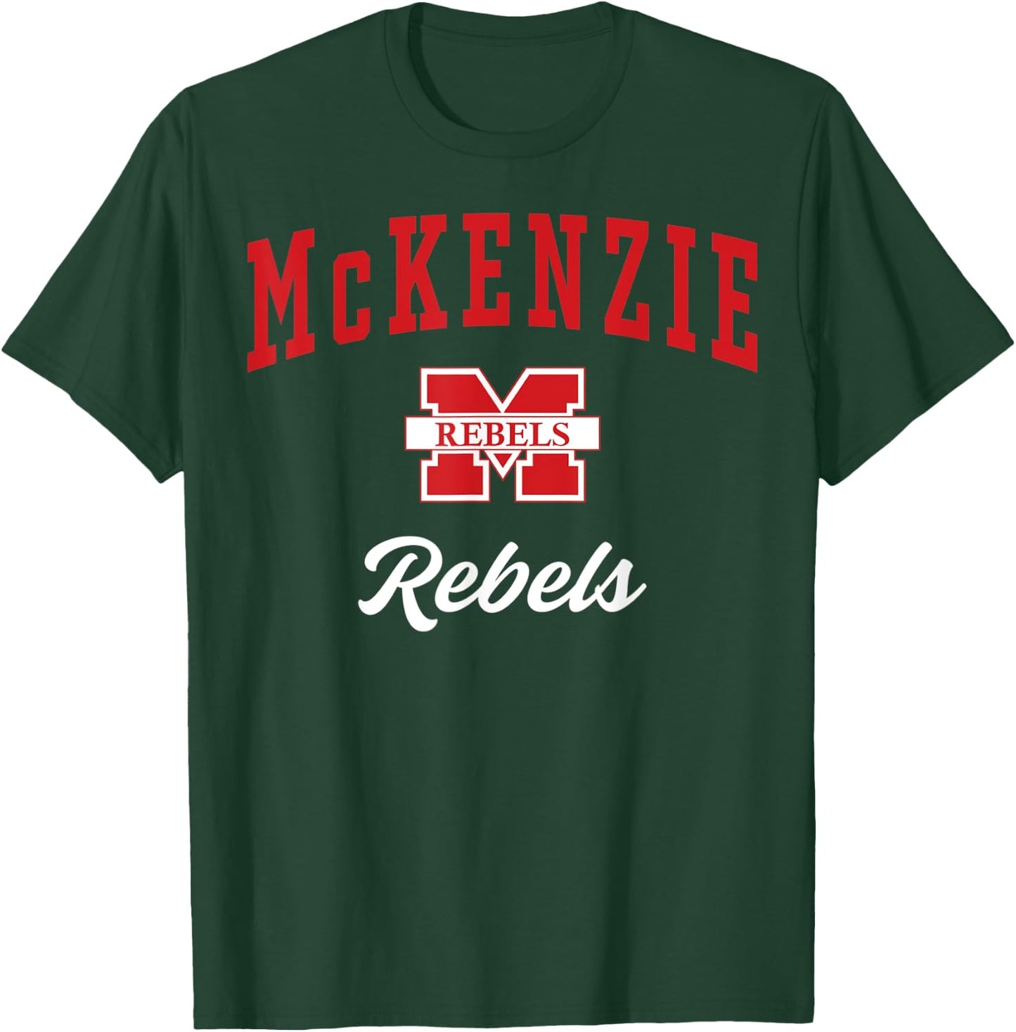 McKenzie High School Rebels C3 T-Shirt - T-Shirt | Forest