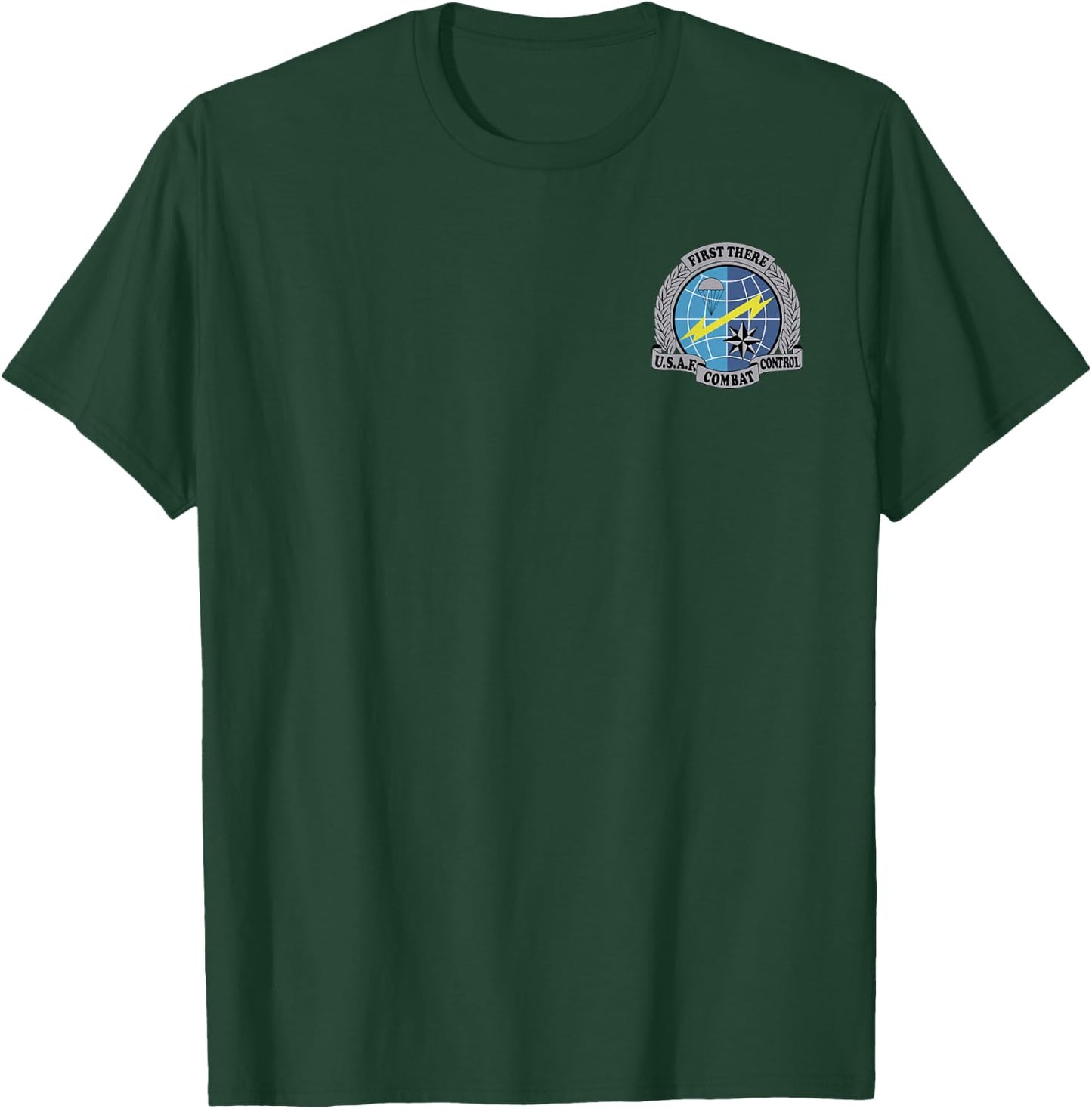 Air Force Combat Controller AFSC 1C2X1 Morale Patch T-Shirt - T-Shirt | Forest