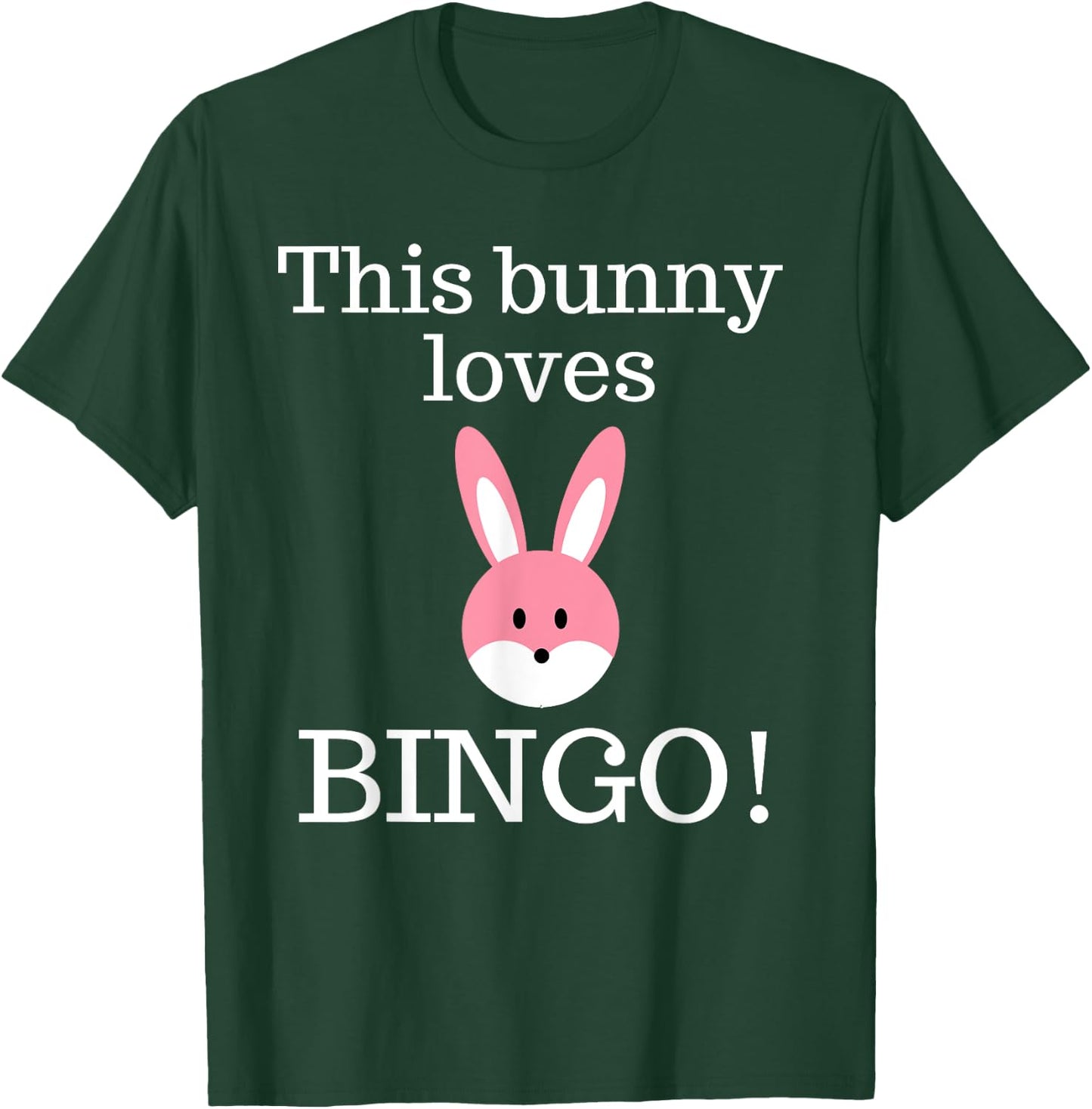 Bingo Game Night This Bunny Loves Bingo T-Shirt - T-Shirt | Forest
