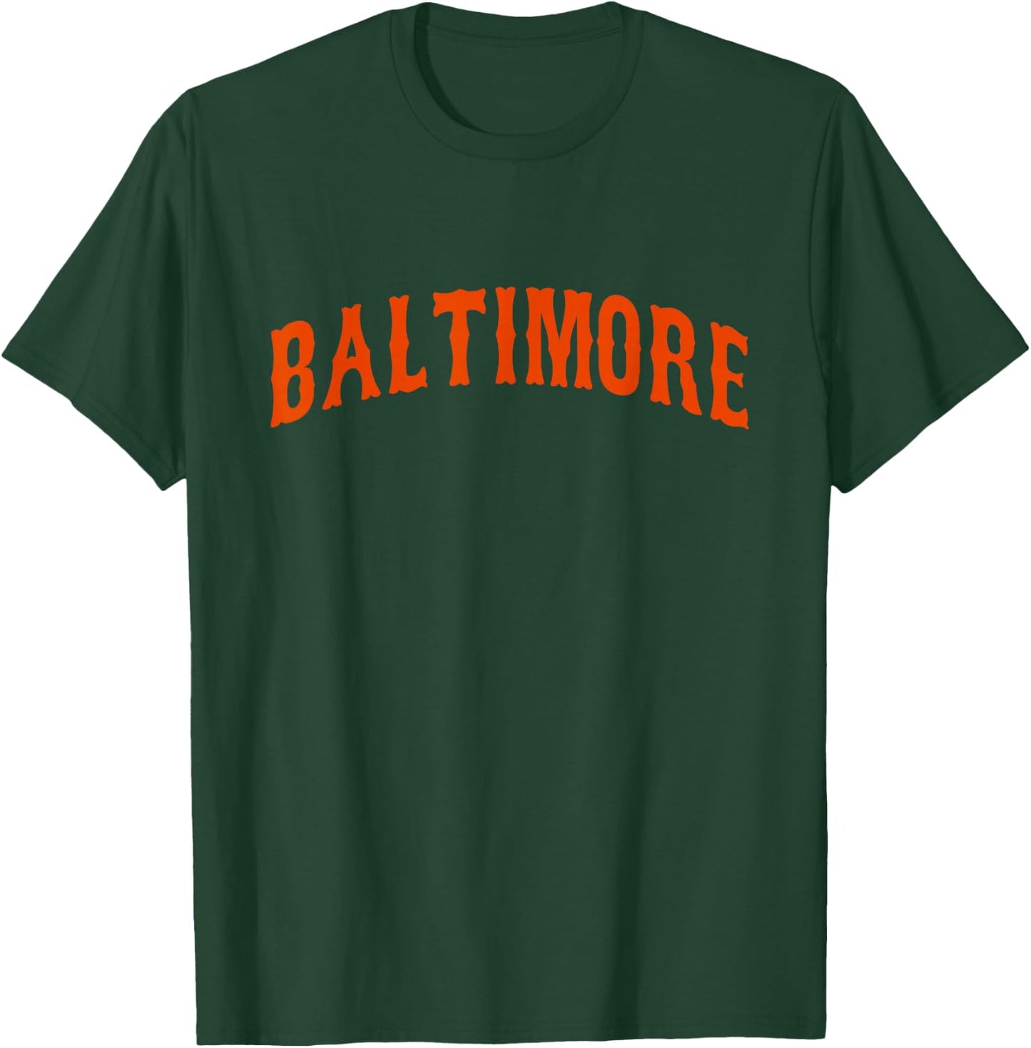 Baltimore - Throwback Design - Classic T-Shirt - T-Shirt | Forest