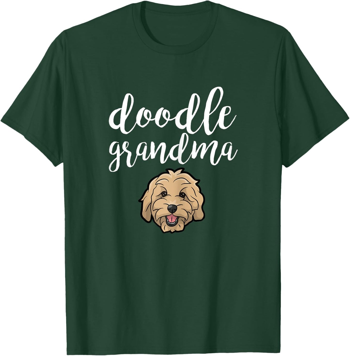 Goldendoodle Grandma - Doodle Grandma Cute Dog T-Shirt - T-Shirt | Forest
