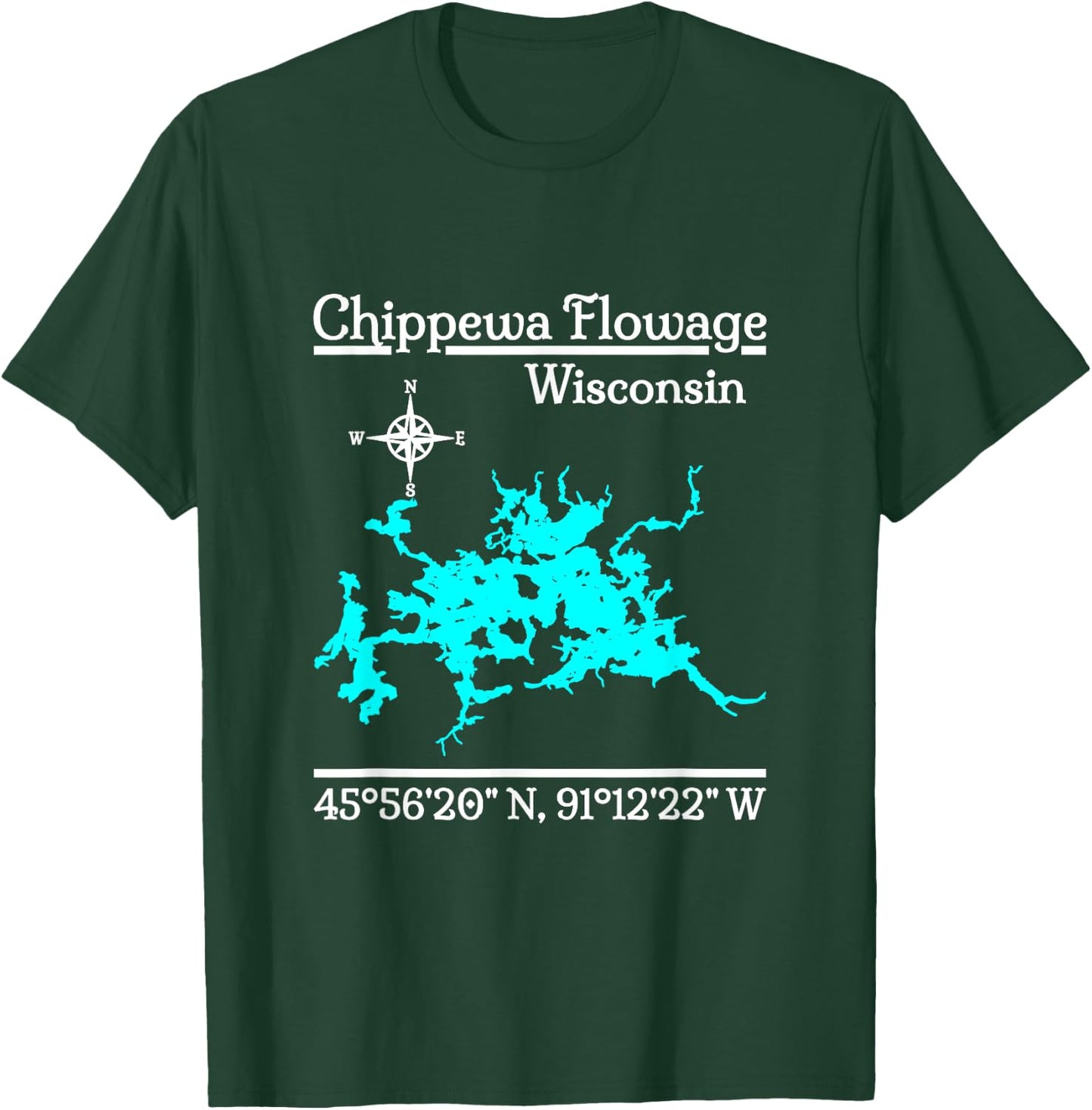 Chippewa Flowage - Wisconsin T-Shirt - T-Shirt | Forest