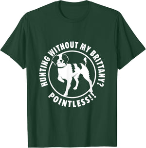 Brittany Spaniel Gun Dog Upland Bird Hunting NS18 Men Women T-Shirt - T-Shirt | Forest