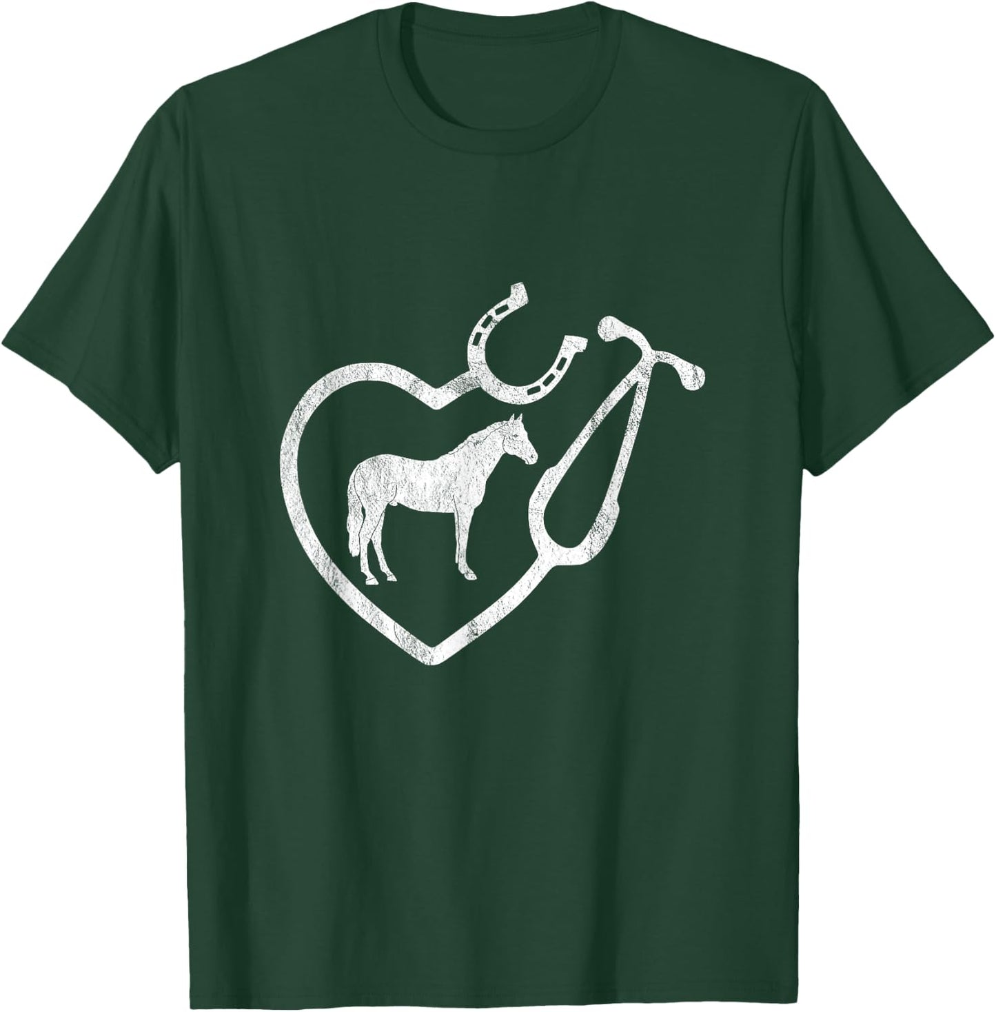 Vet Tech Shirt, Horse Vet Shirt, Vet Tech Gifts T-Shirt - T-Shirt | Forest