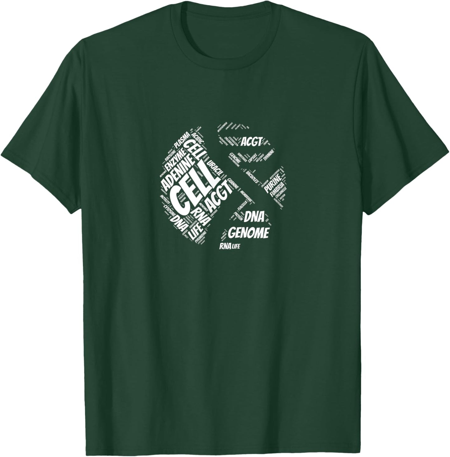 Double Helix DNA - Biology Science T-Shirt - T-Shirt | Forest