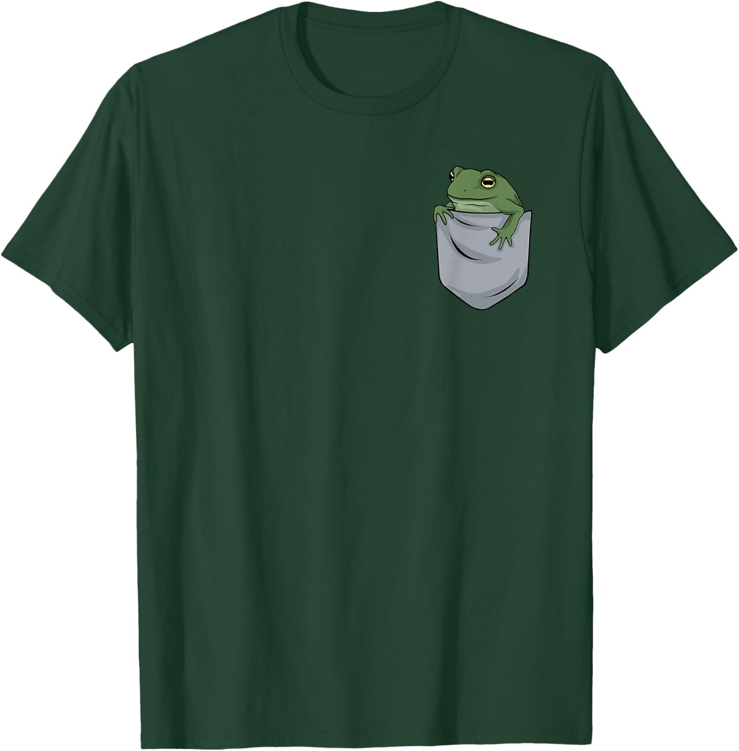 Frog in chest pocket T-Shirt - T-Shirt | Forest