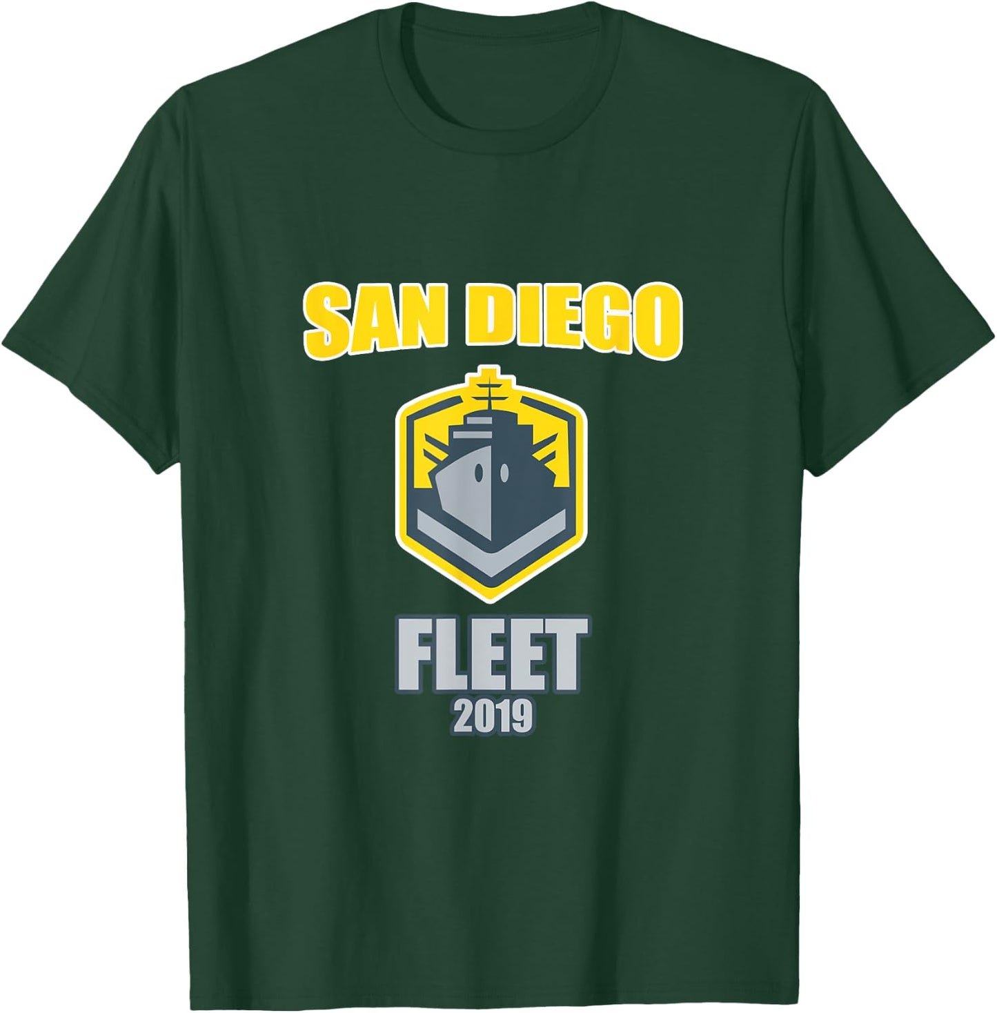 San Diego Football Fleet Shirt Vintage Logo T-Shirt - T-Shirt | Forest
