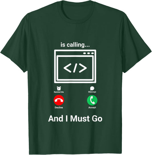 Software Engineer Design For Programmer And Developer Geeks T-Shirt - T-Shirt | Forest