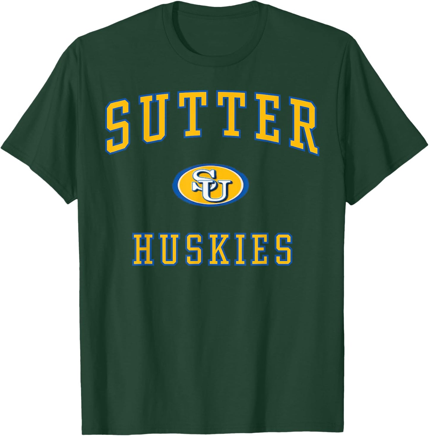 Sutter Union High School Huskies C1 T-Shirt - T-Shirt | Forest