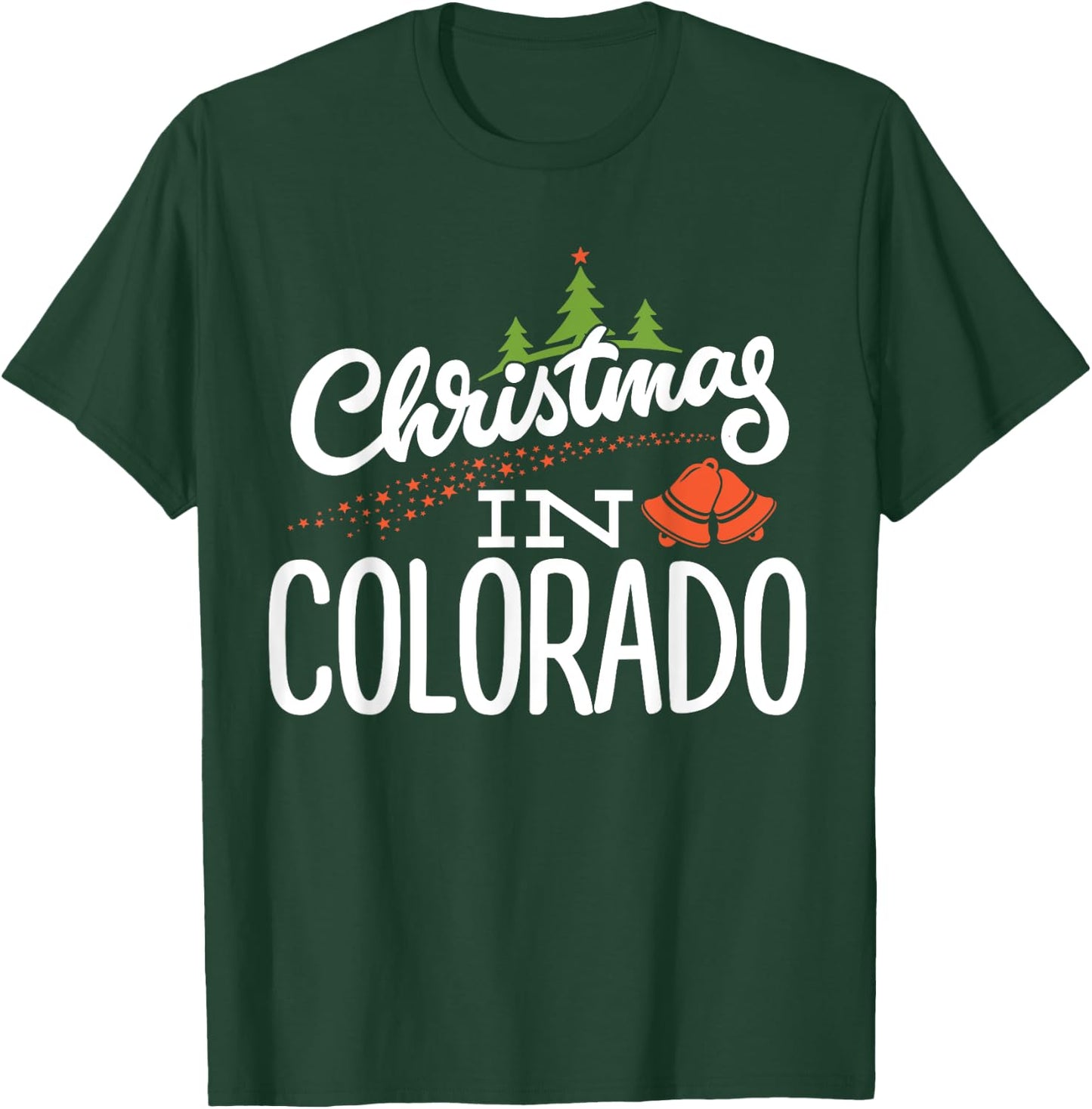 Christmas In Colorado Matching Family Proud State T-Shirt - T-Shirt | Forest