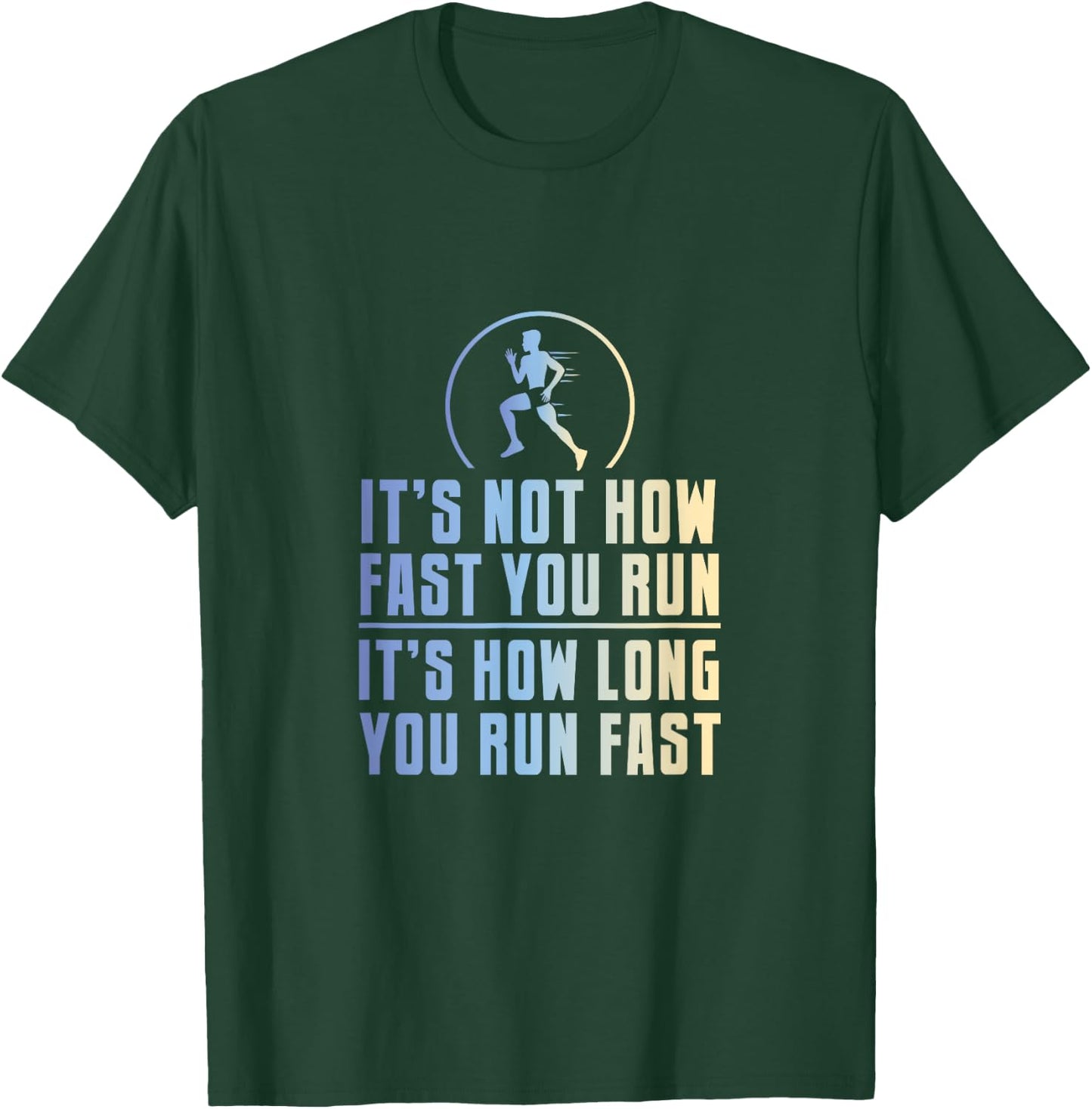 Funny Long Distance Runner XC Coach Cross Country Gift T-Shirt - T-Shirt | Forest