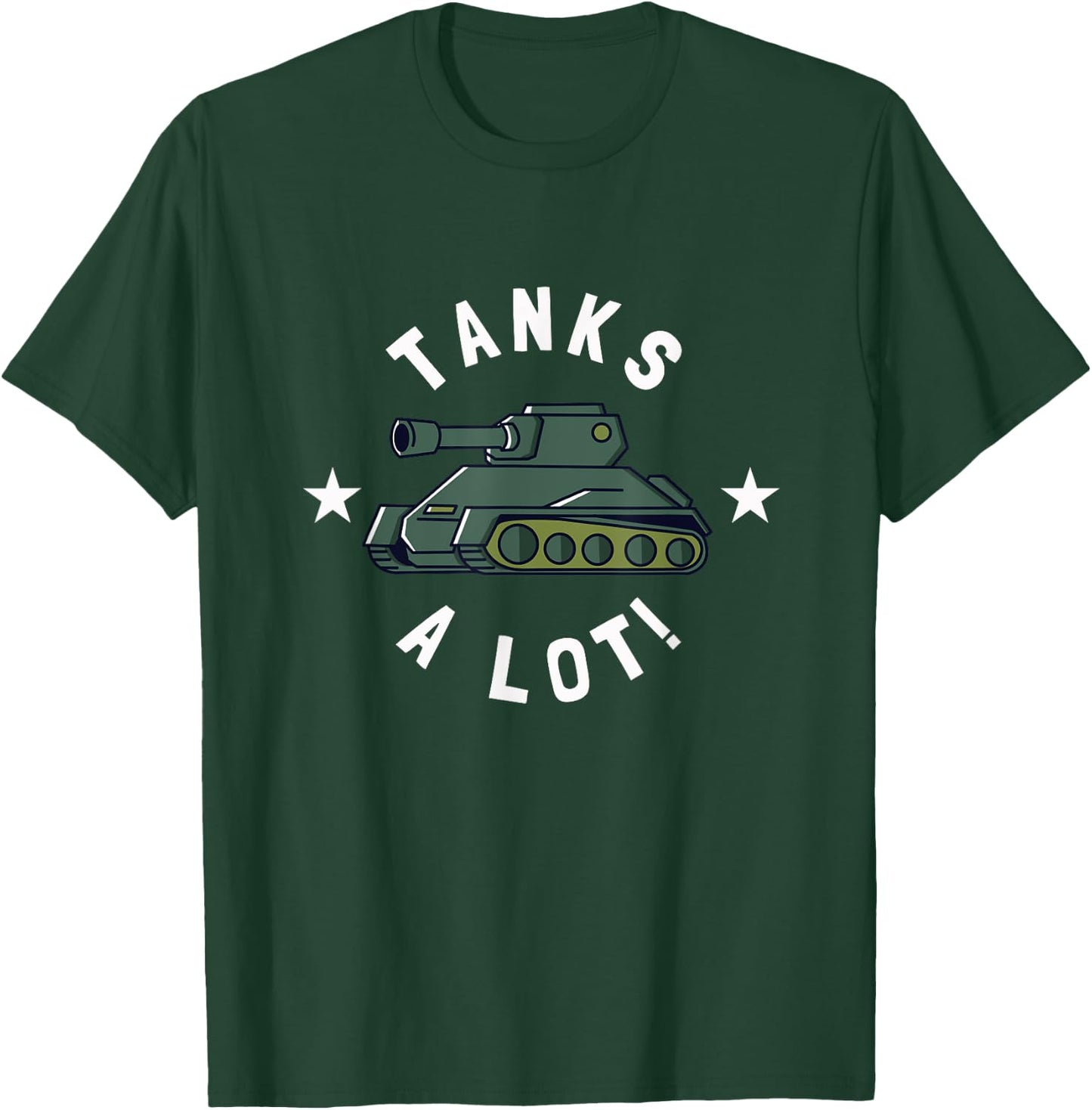 Tanks Alot! - Funny Tank Lovers T-Shirt - T-Shirt | Forest