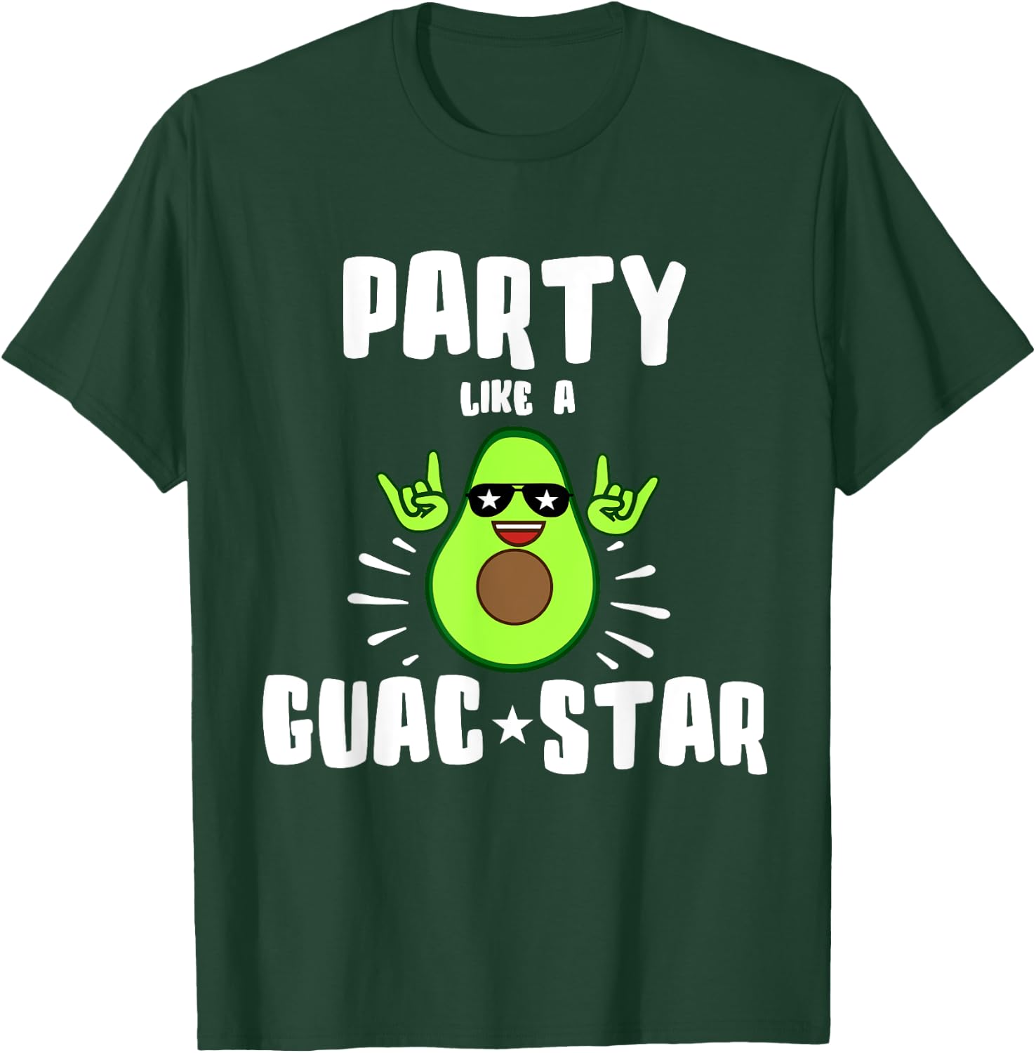 Party Like a Guac Star Shirt T-Shirt - T-Shirt | Forest