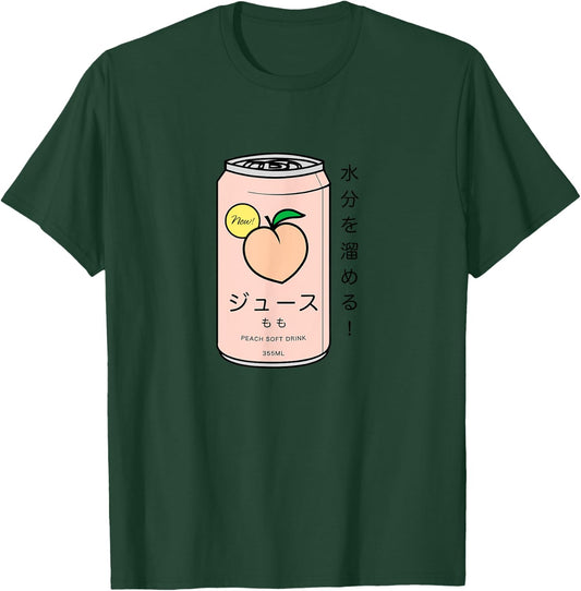 Japanese Peach Soft Drink - Aesthetic Shirt T-Shirt - T-Shirt | Forest