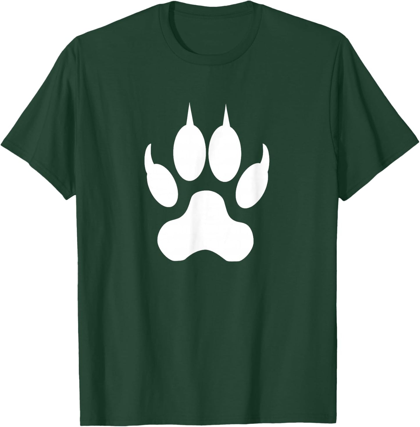 Wolf Paw Print T-Shirt - T-Shirt | Forest