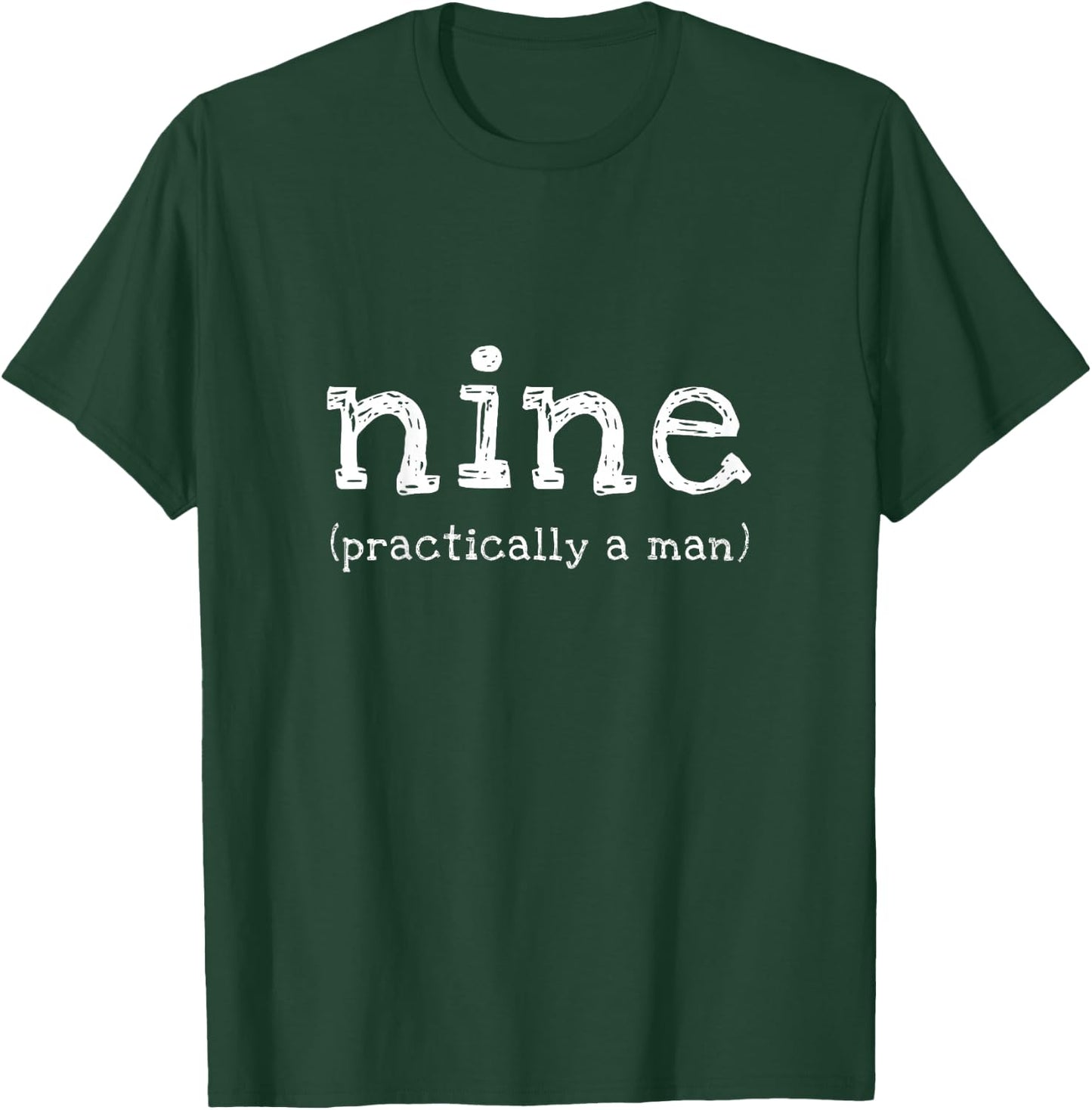9th Birthday Boy Funny 9 Year Old Cute Party Gift T-Shirt - T-Shirt | Forest