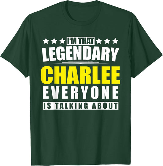 Name Charlee First Name Gifts - Funny Personalized Gift T-Shirt - T-Shirt | Forest