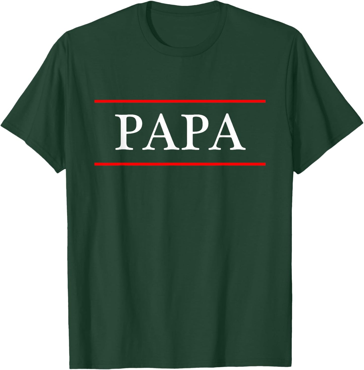 that Says the word - PAPA - on it | Gift T-Shirt - T-Shirt | Forest