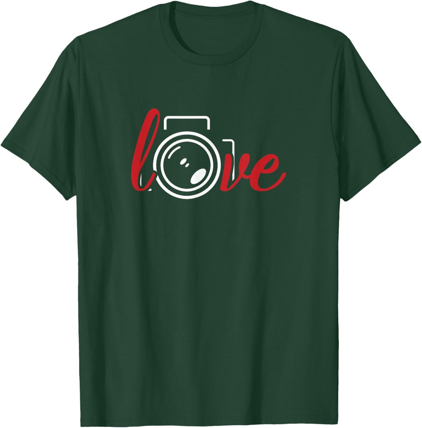 Photography T Shirt Love Photographer Gift T-Shirt - T-Shirt | Forest