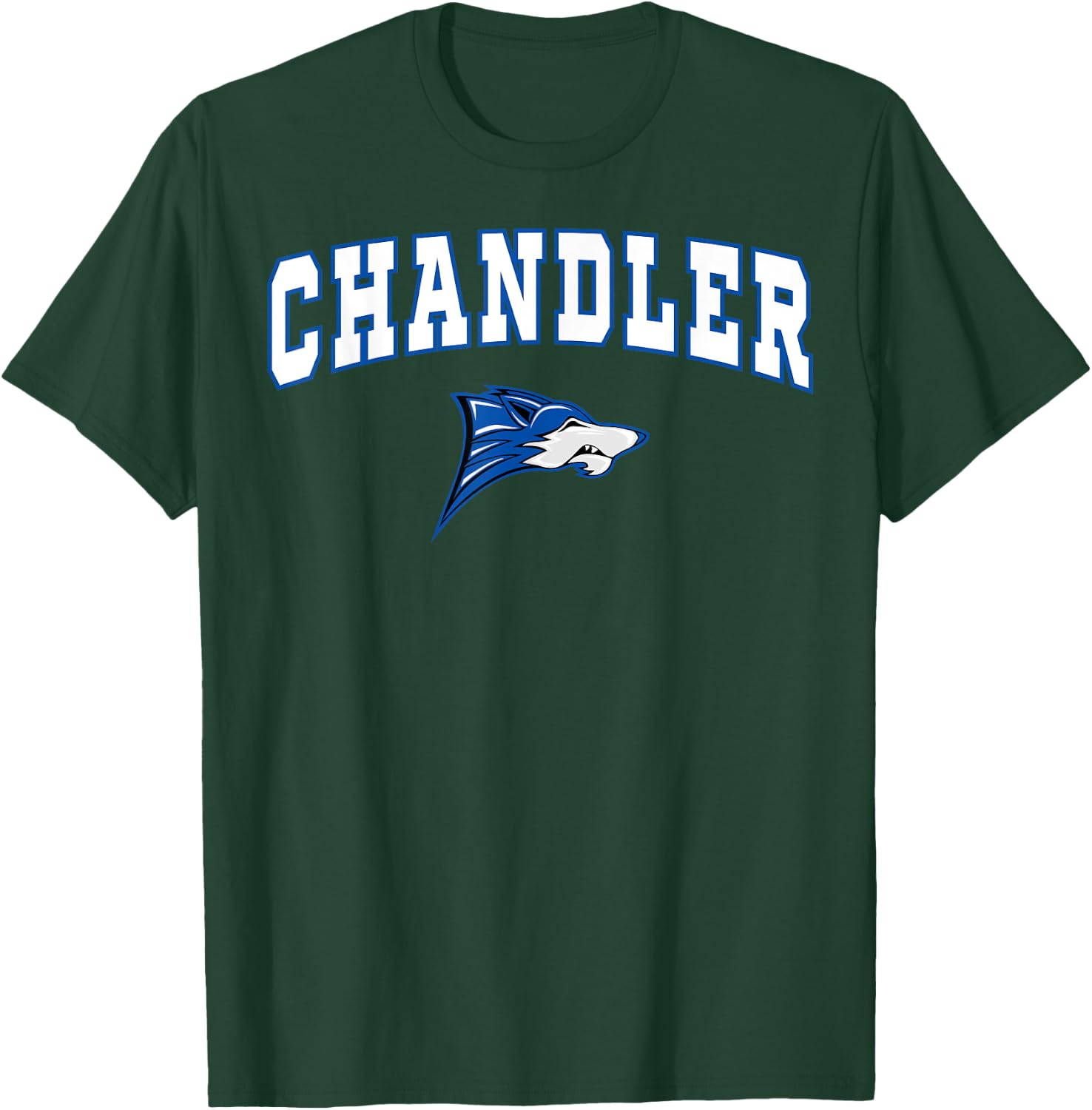 Chandler High School Wolves C2 T-Shirt - T-Shirt | Forest