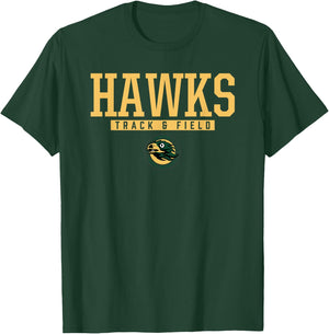 Viera Hawks Logo Track & Field HS T-Shirt - T-Shirt | Forest