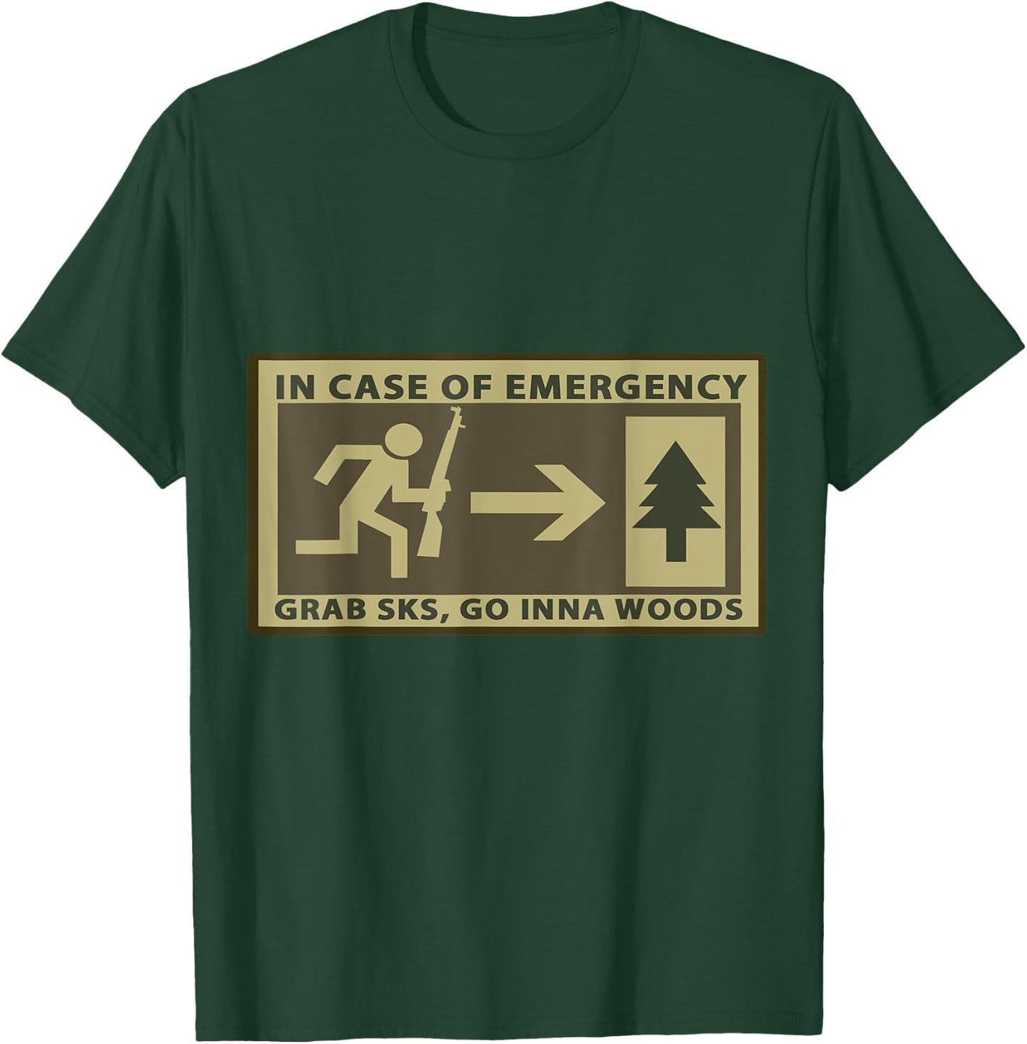 Go Inna Woods , Sks T-Shirt - T-Shirt | Forest
