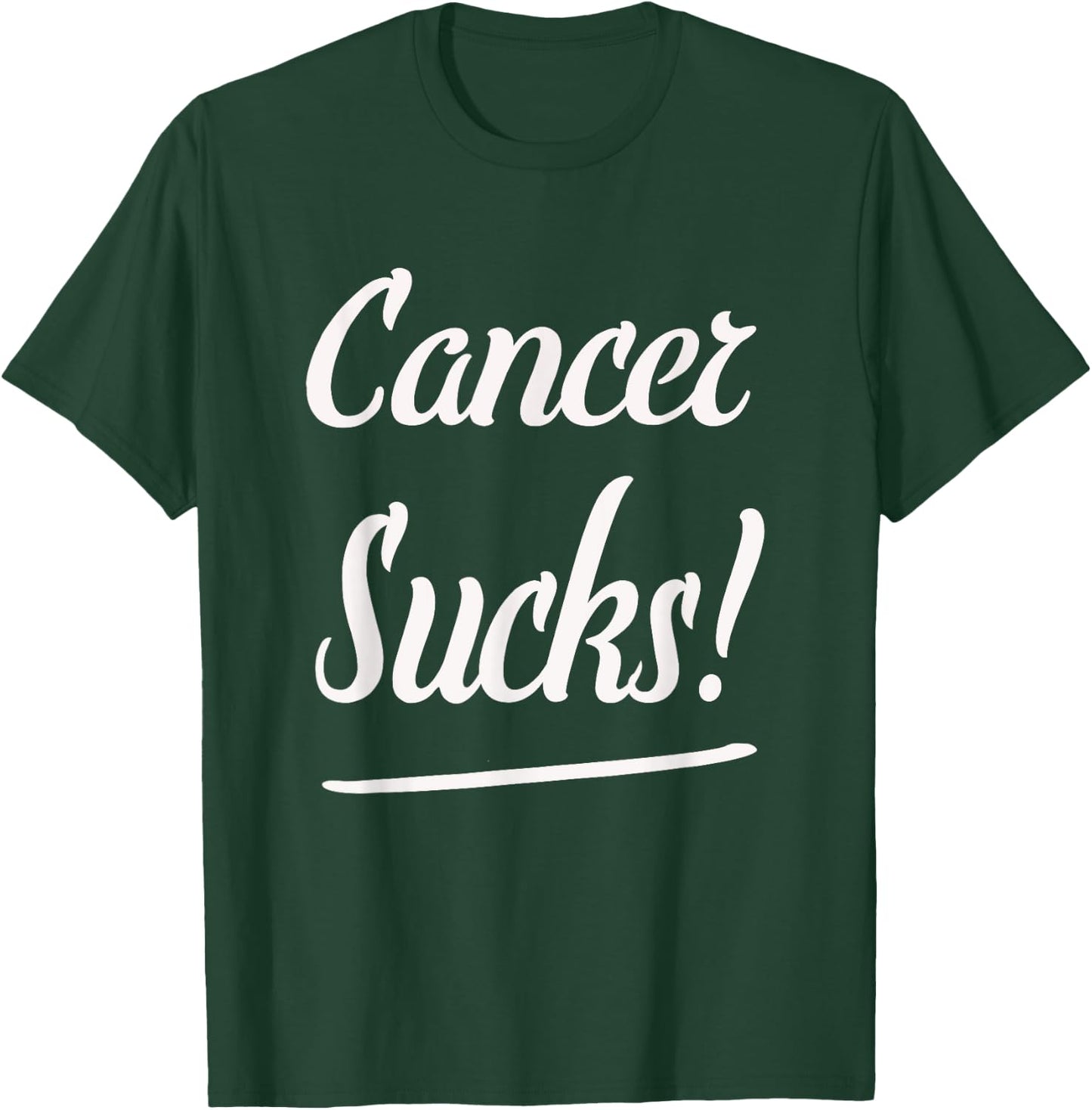 Cancer Sucks! T Shirt- Classic Fit Cancer T Shirt T-Shirt - T-Shirt | Forest