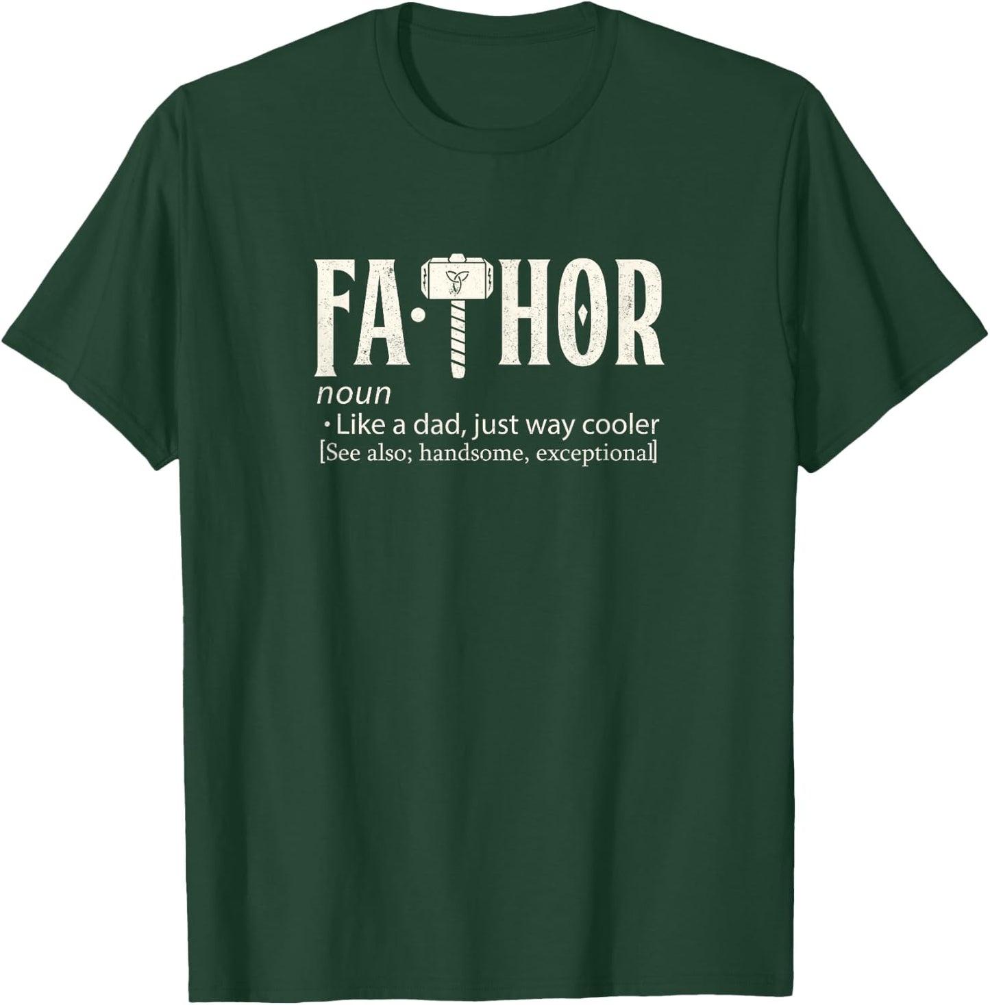 Fathers Day Gift Viking Thor T-Shirt - T-Shirt | Forest