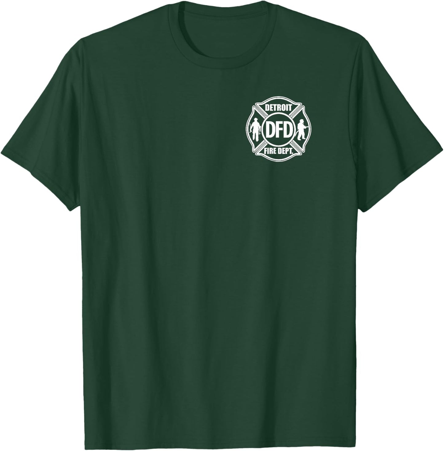 The Detroit Fire Shield by JaySinMyers T-Shirt - T-Shirt | Forest