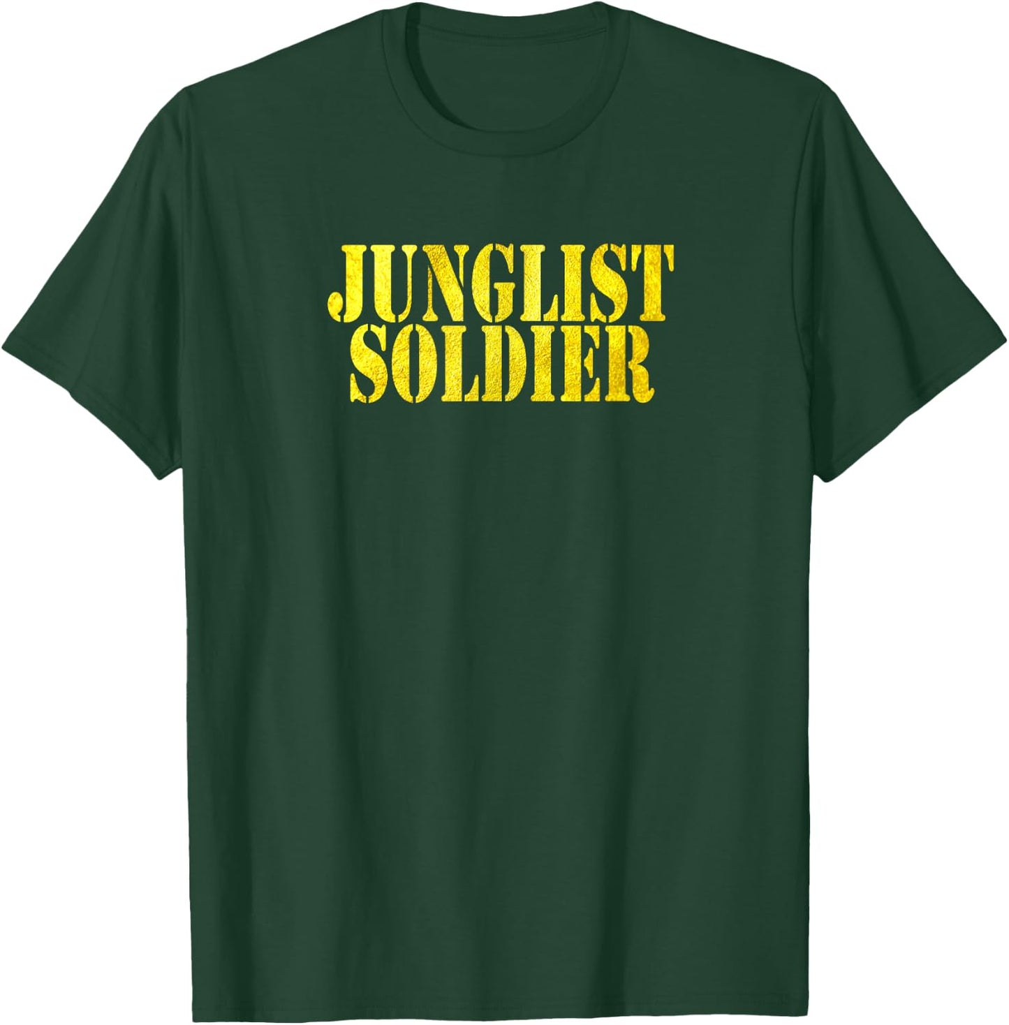 Junglist Soldier Drum & Bass Jungle T-Shirt - T-Shirt | Forest
