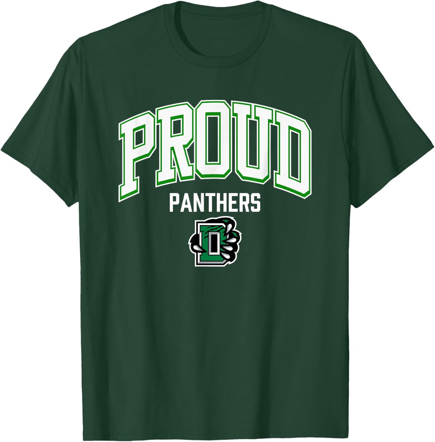 Derby Panthers Logo Proud HS T-Shirt - T-Shirt | Forest