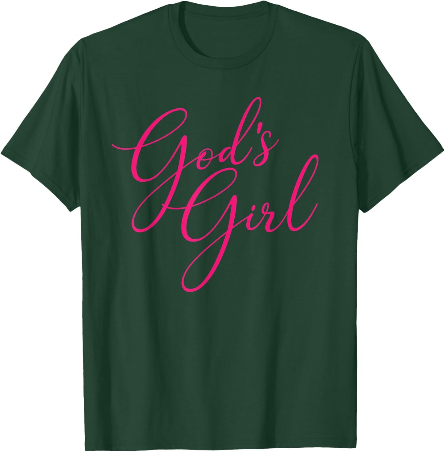 God's Girl Christian Gift and Girls Who Love God T-Shirt - T-Shirt | Forest