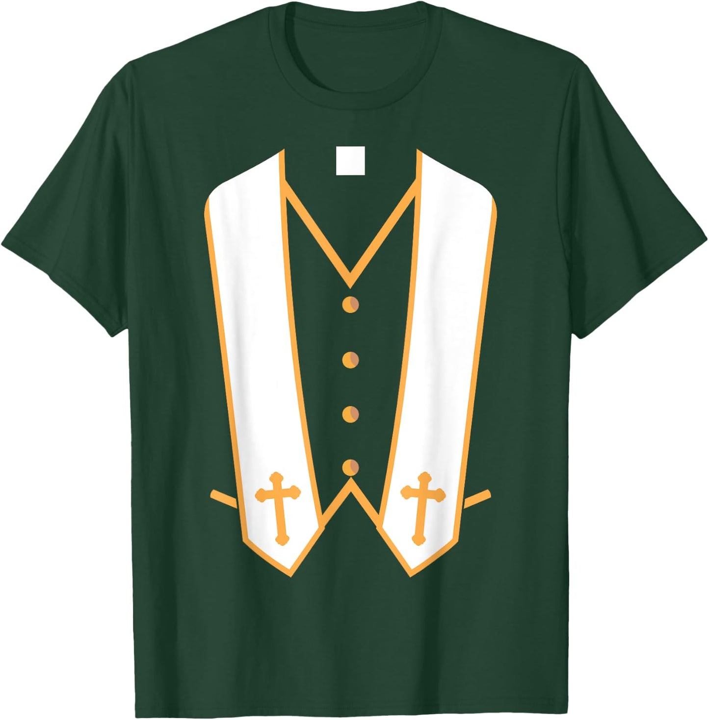 Priest Costume Halloween Shirt - Preacher Shirt T-Shirt - T-Shirt | Forest