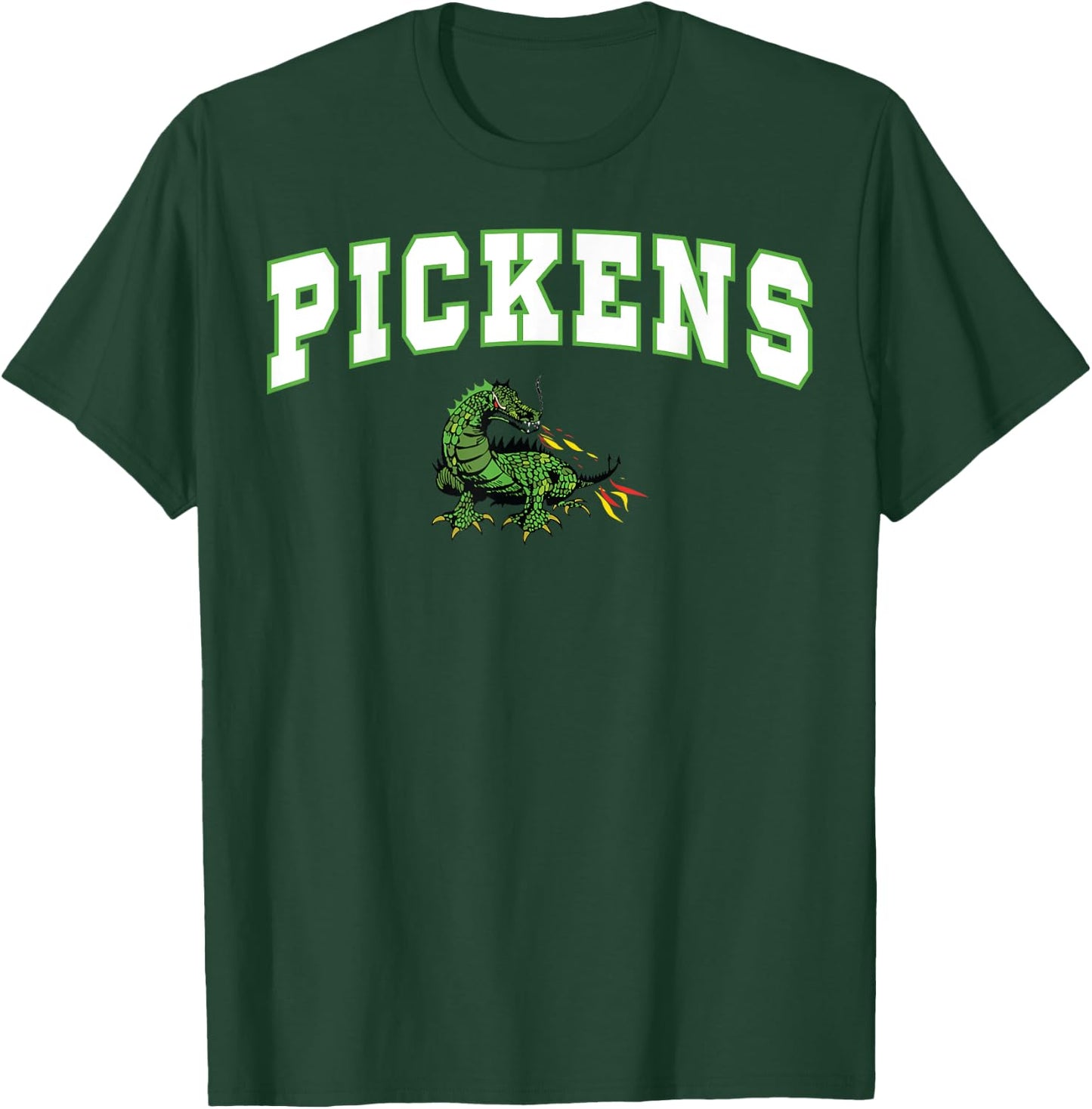 Pickens High School Dragons C2 T-Shirt - T-Shirt | Forest