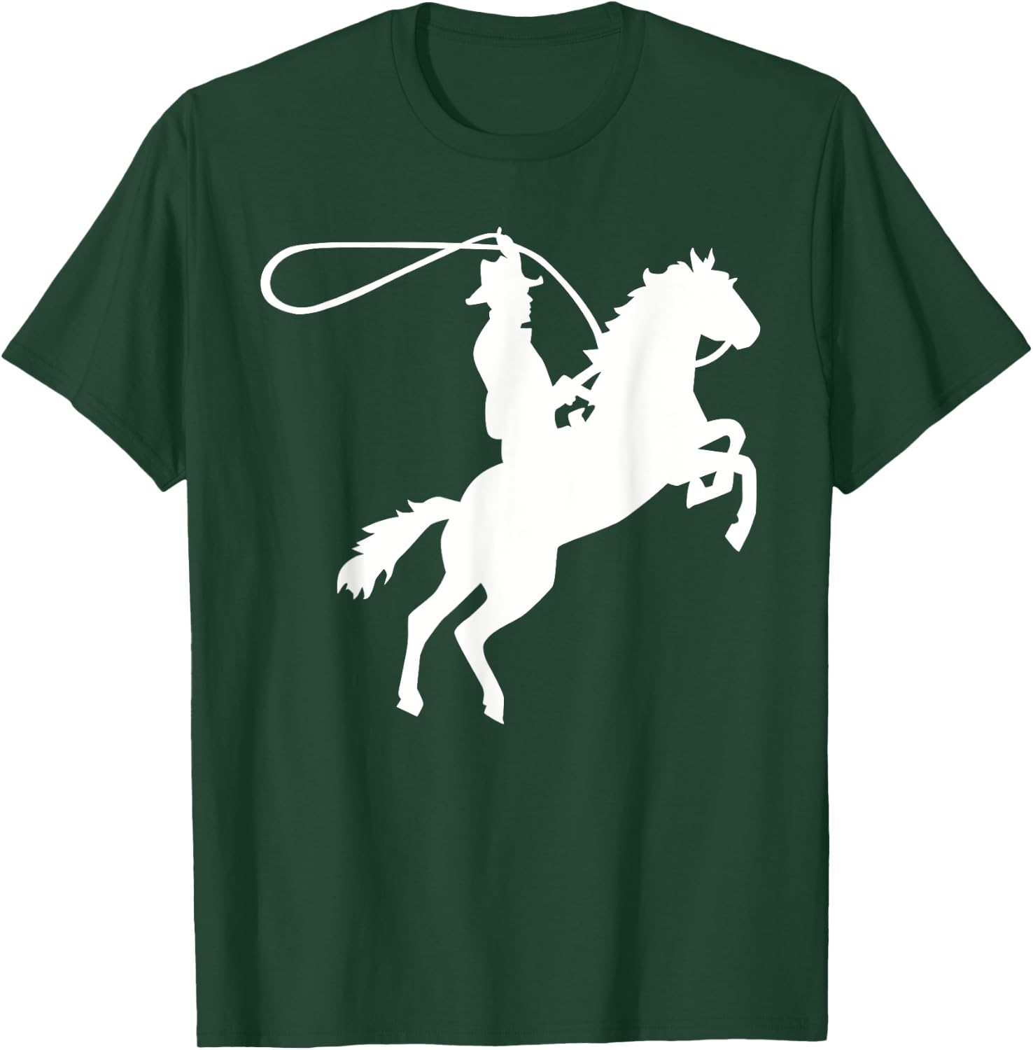 Cowboy with horse T-Shirt - T-Shirt | Forest