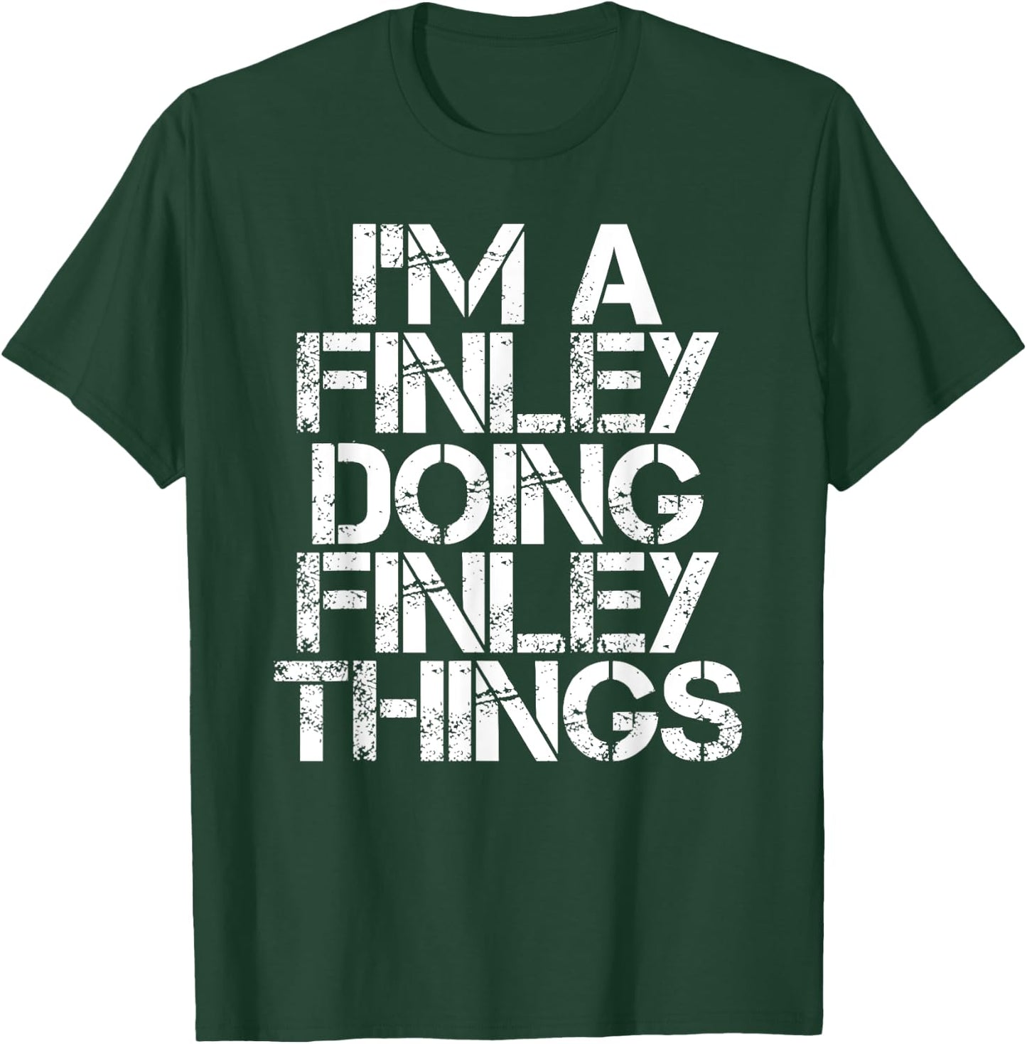 FINLEY Funny Surname Family Tree Birthday Reunion Gift T-Shirt - T-Shirt | Forest