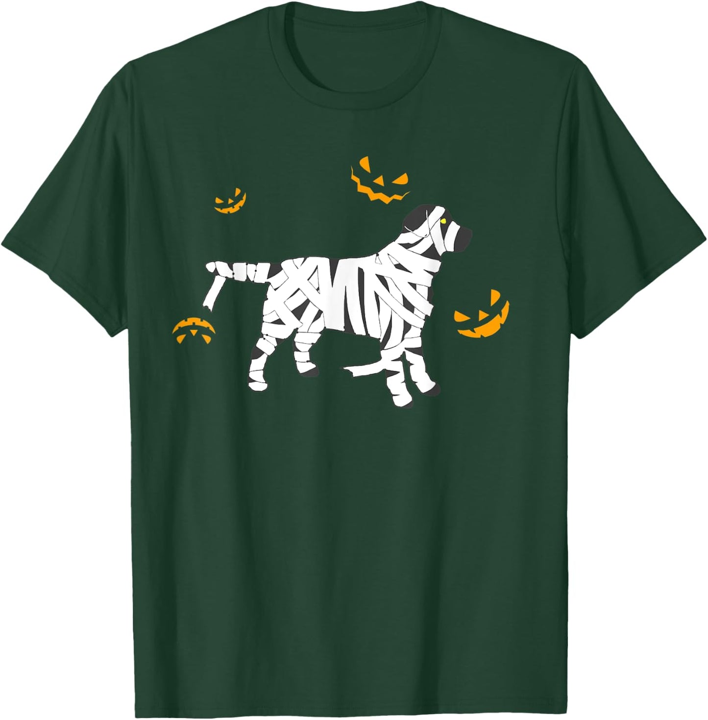 Halloween Scary Labrador Retriever Mummy Dog Lover Women Kids T-Shirt - T-Shirt | Forest