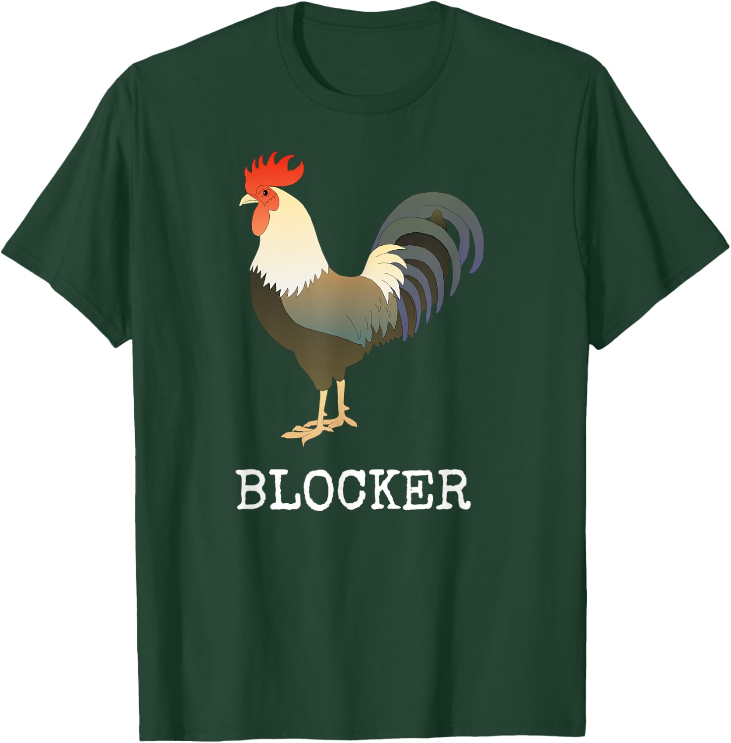 Cock Blocker Funny T-Shirt - T-Shirt | Forest