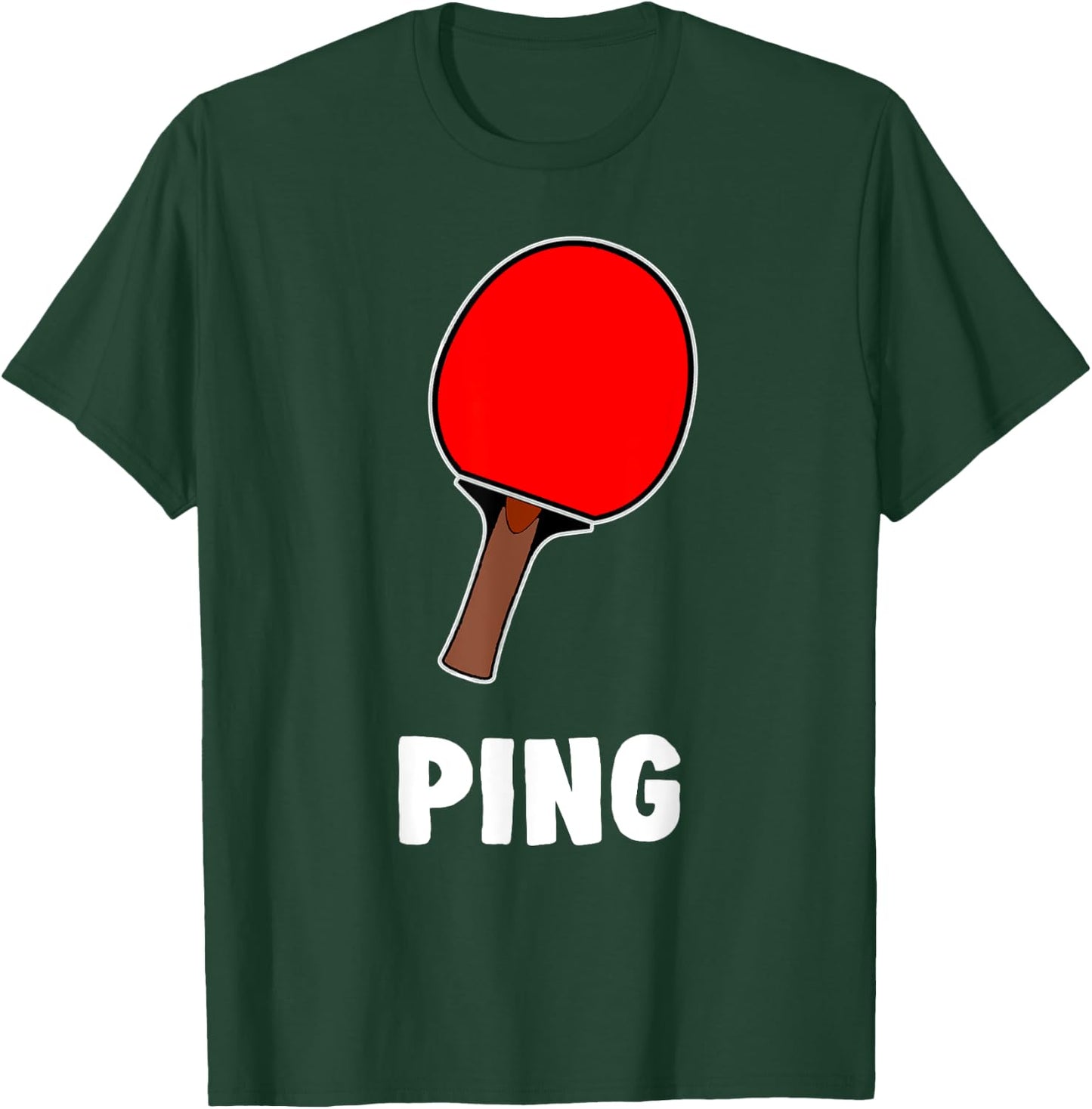 Couple Matching Halloween Costume Ping Table Tennis T-Shirt - T-Shirt | Forest