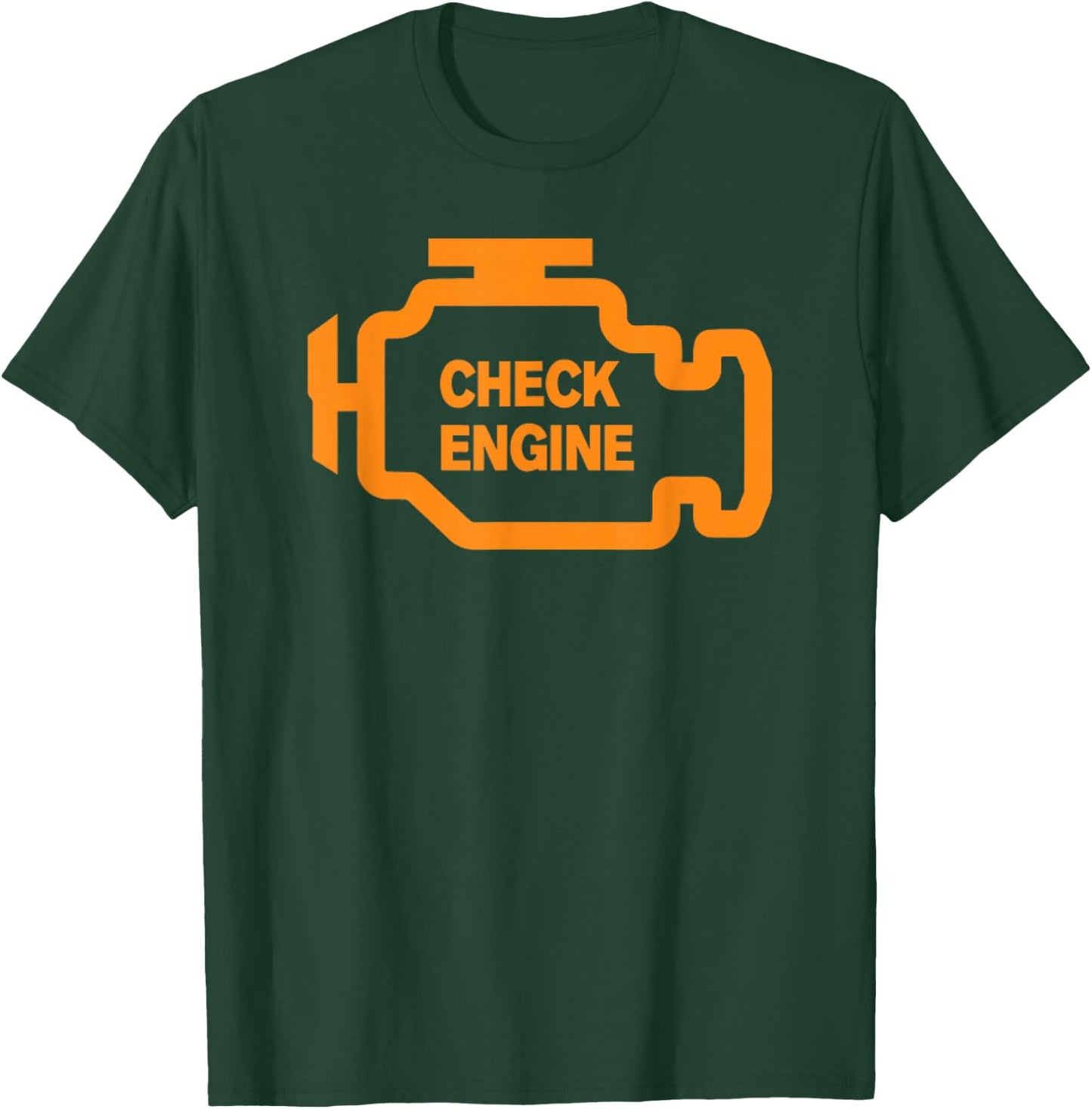 Check Engine Light T shirt T-Shirt - T-Shirt | Forest