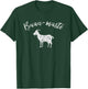 Baaa-Maste Goat Yoga T Shirt T-Shirt - T-Shirt | Forest